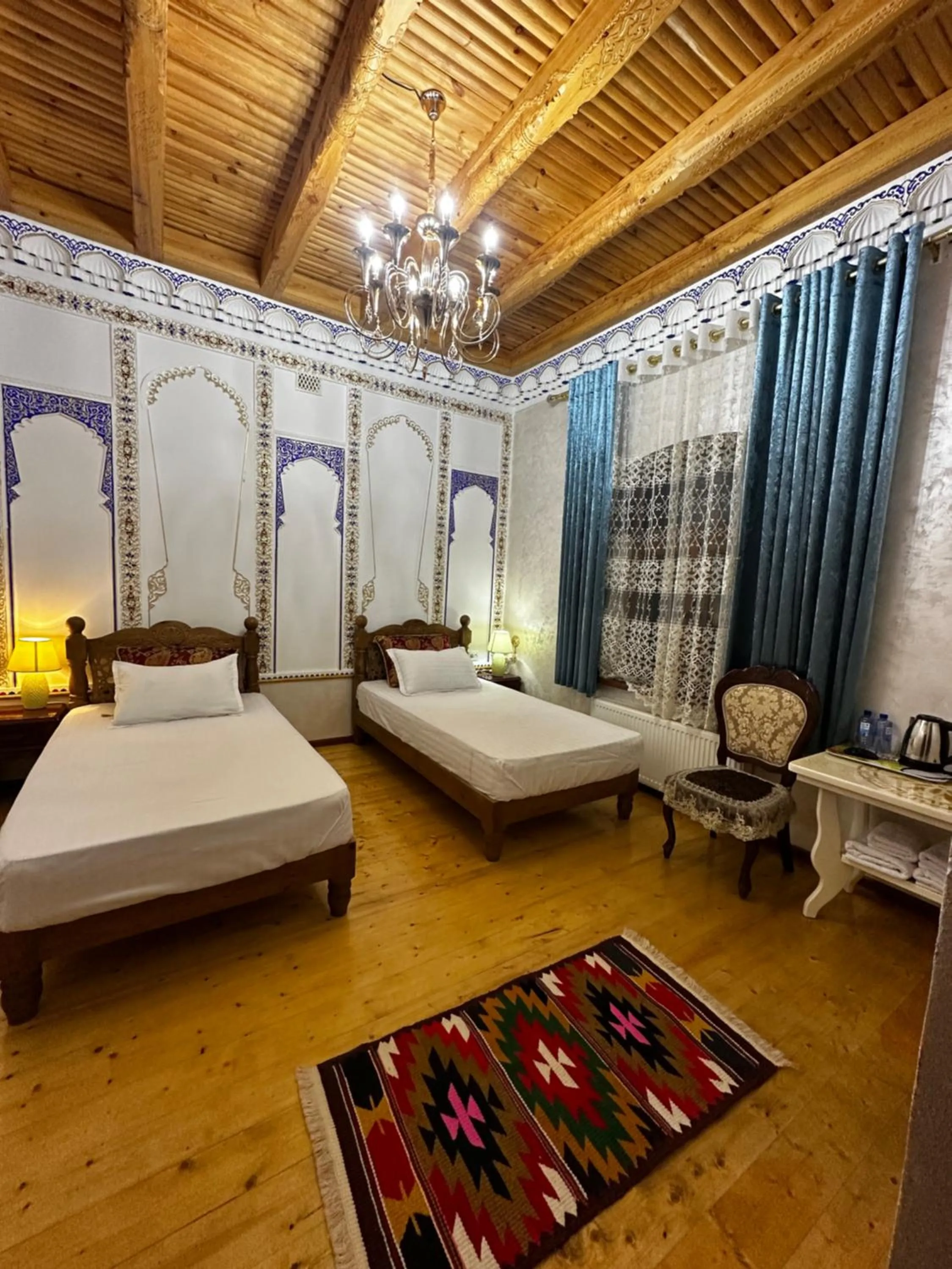Photo of the whole room, Bed in Central Asia Hotel