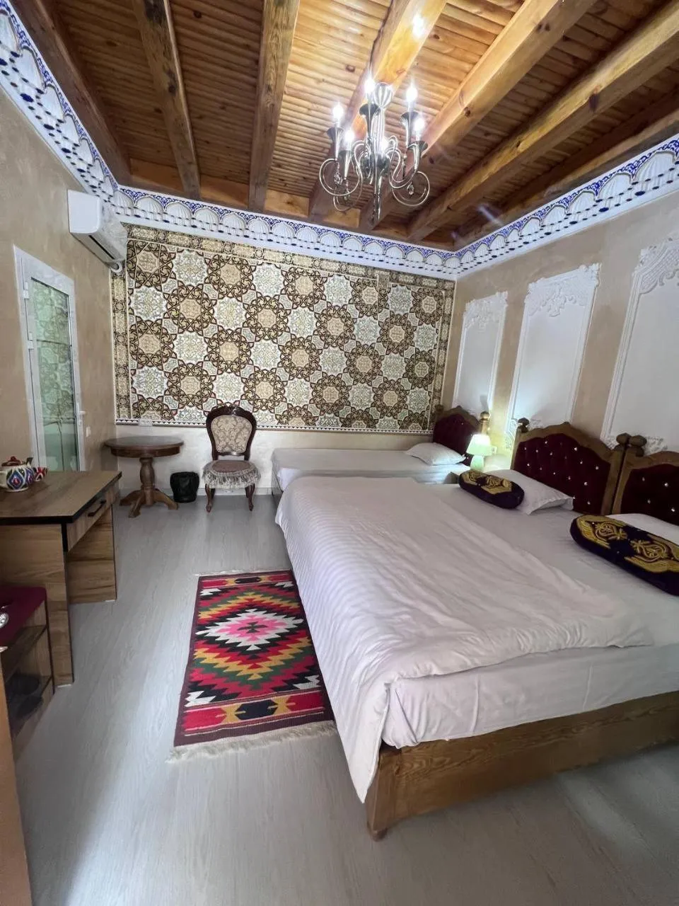 Photo of the whole room, Bed in Central Asia Hotel