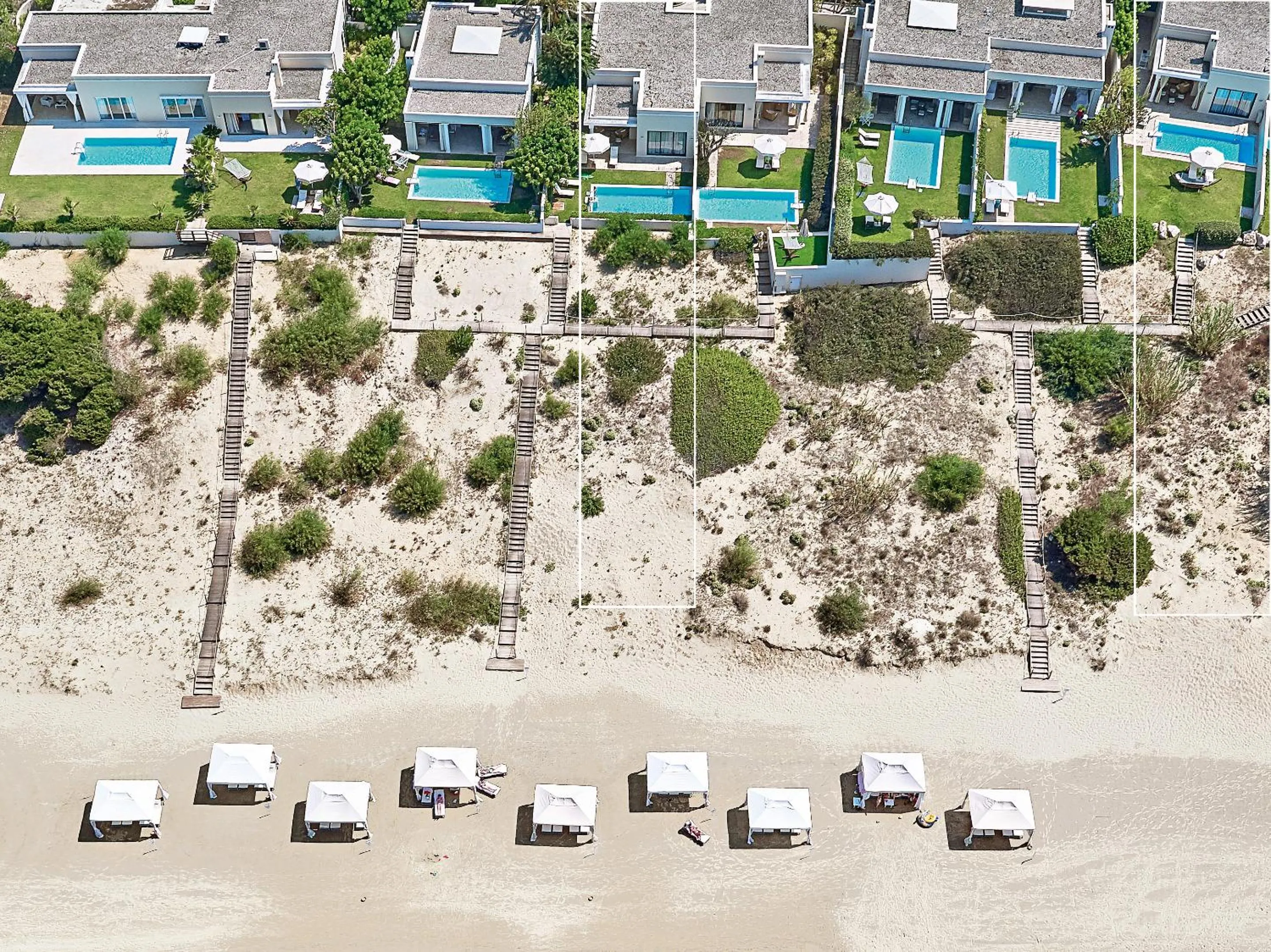 Property building in Mandola Rosa at Riviera Olympia, A Grecotel Resort to Live