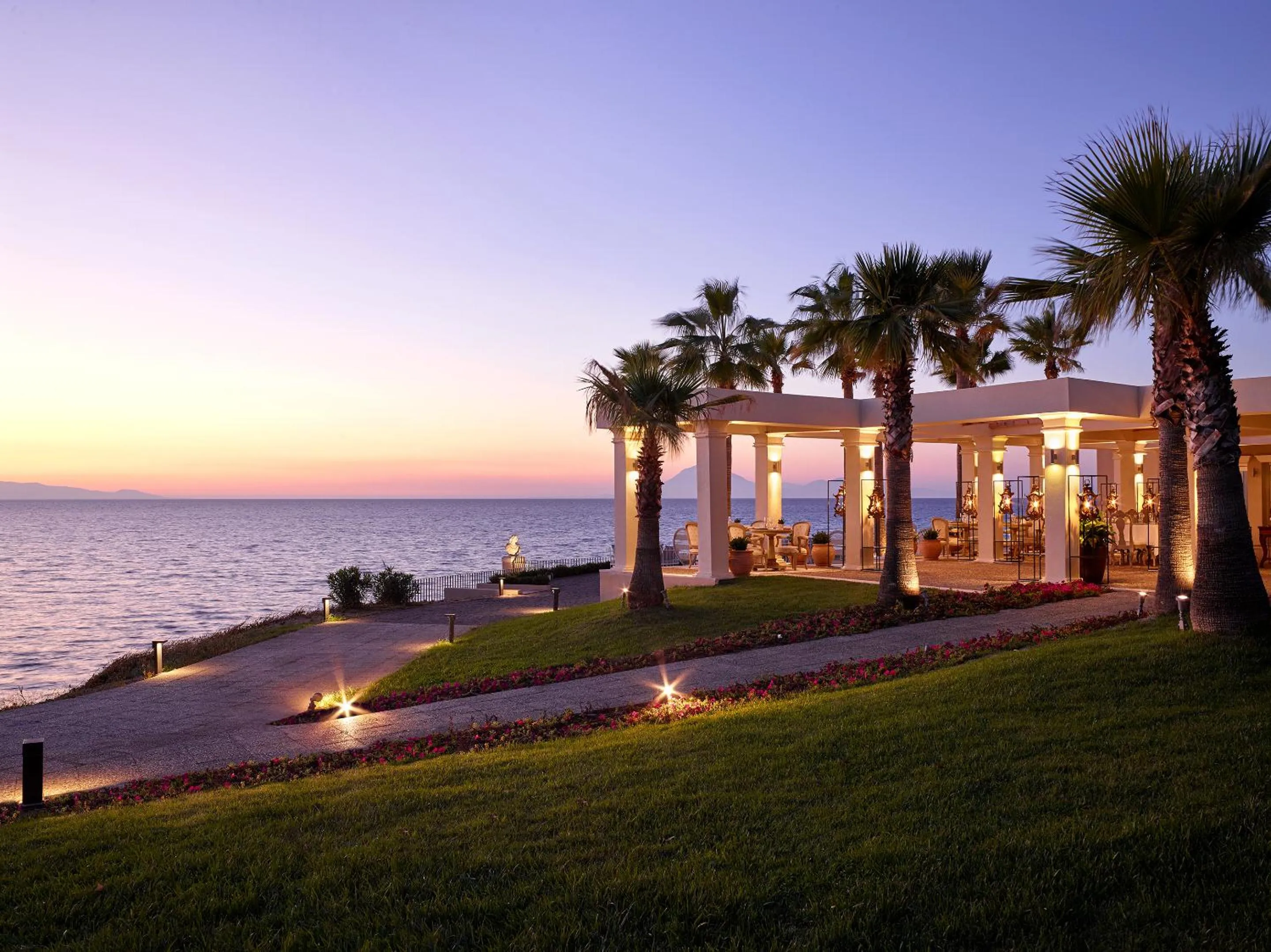 Property building in Mandola Rosa at Riviera Olympia, A Grecotel Resort to Live