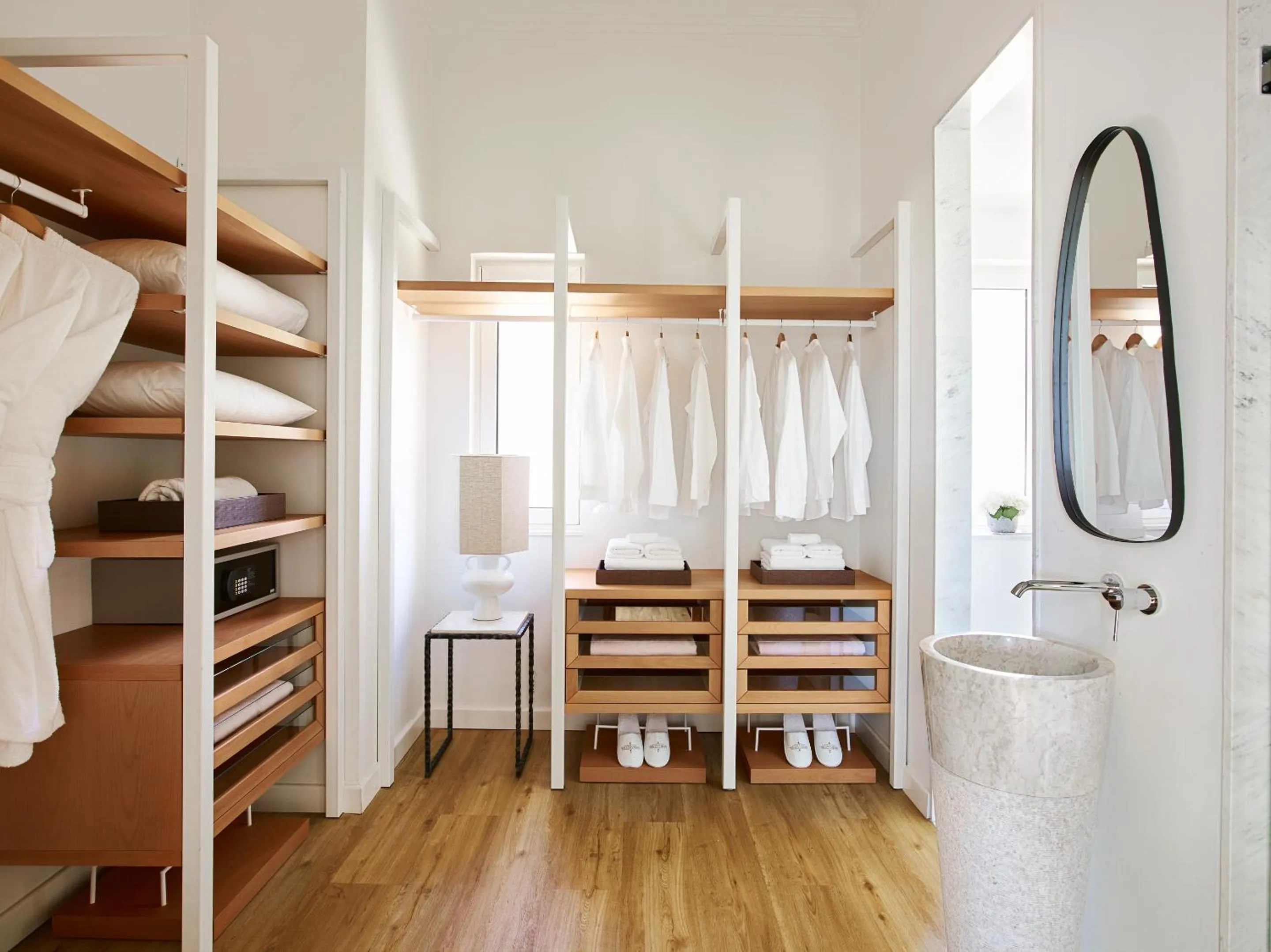 Shower in Mandola Rosa at Riviera Olympia, A Grecotel Resort to Live