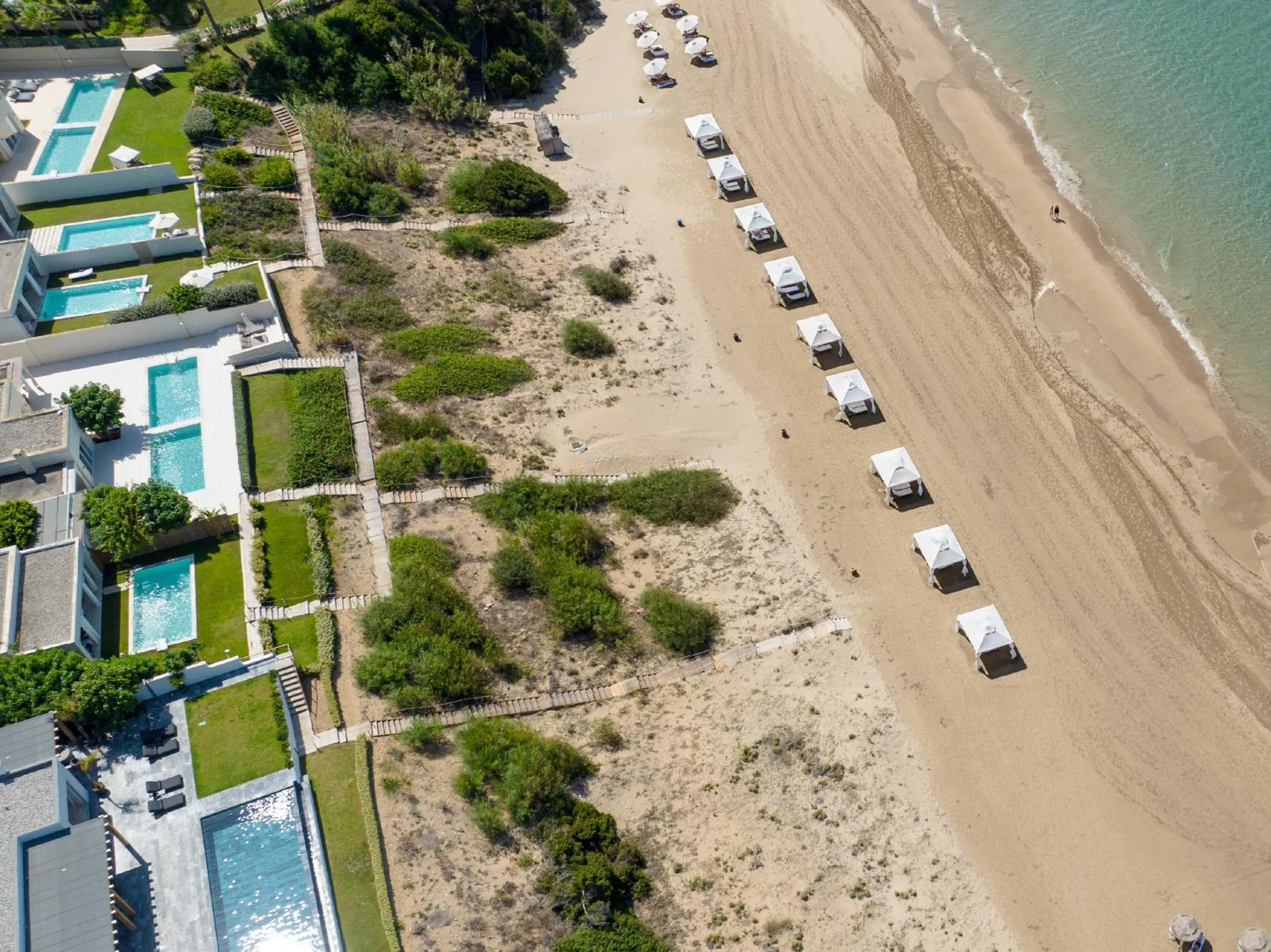 Bird's eye view in Mandola Rosa at Riviera Olympia, A Grecotel Resort to Live