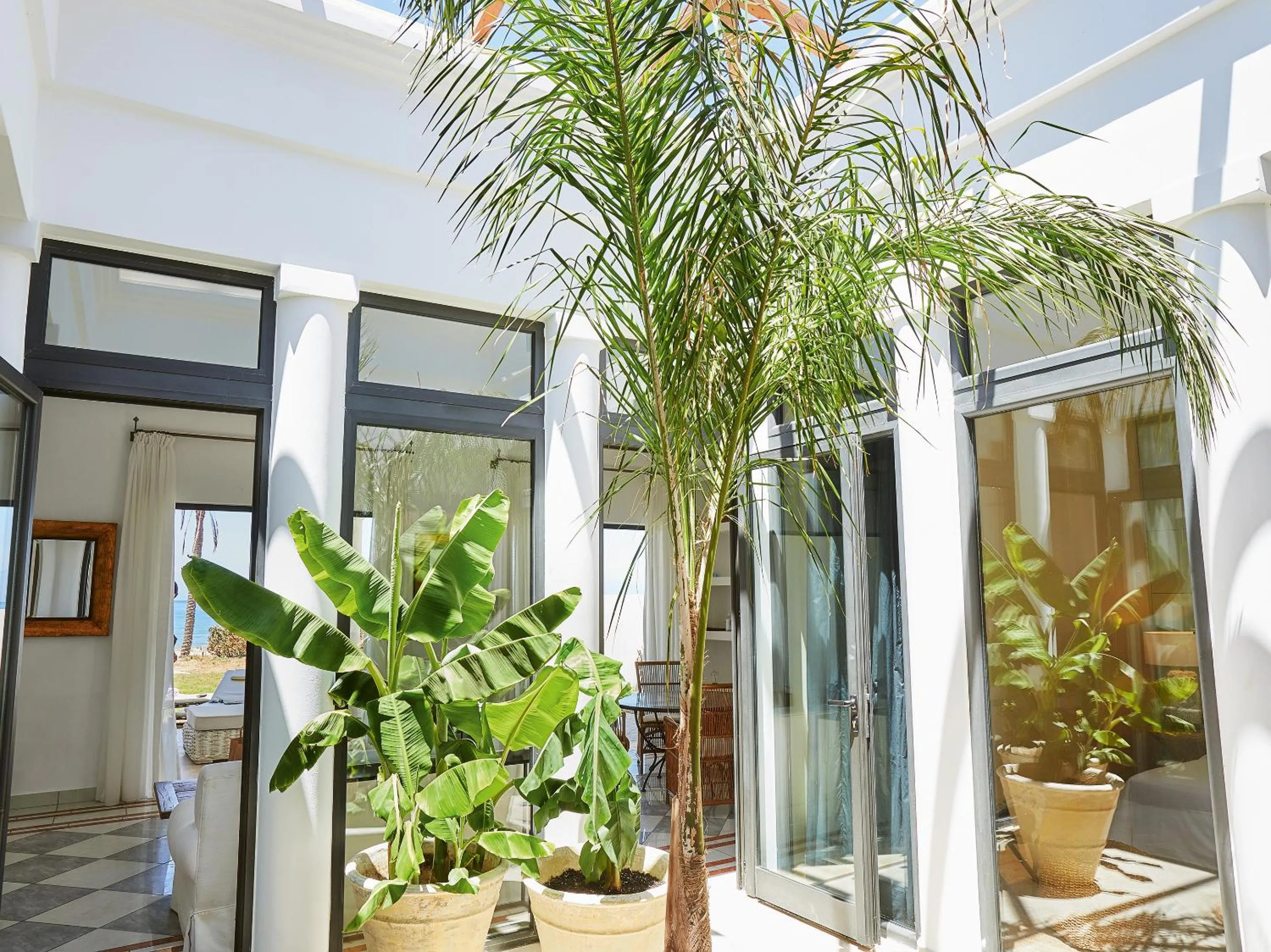 Patio in Mandola Rosa at Riviera Olympia, A Grecotel Resort to Live