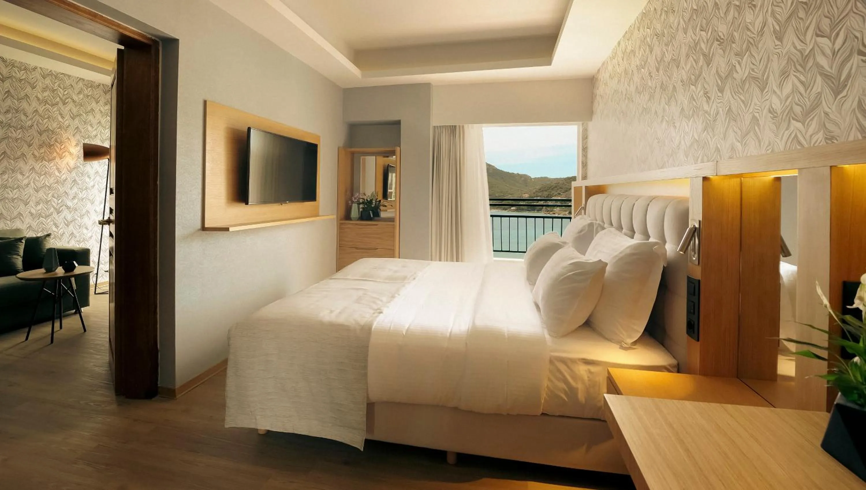 Bed in Zeus Dolce by Wyndham Athens