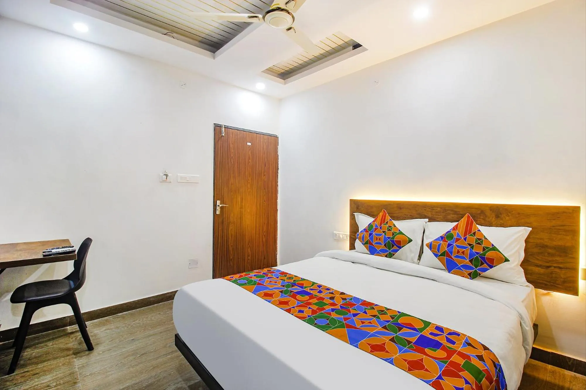 Photo of the whole room, Bed in FabHotel W Grand Suites