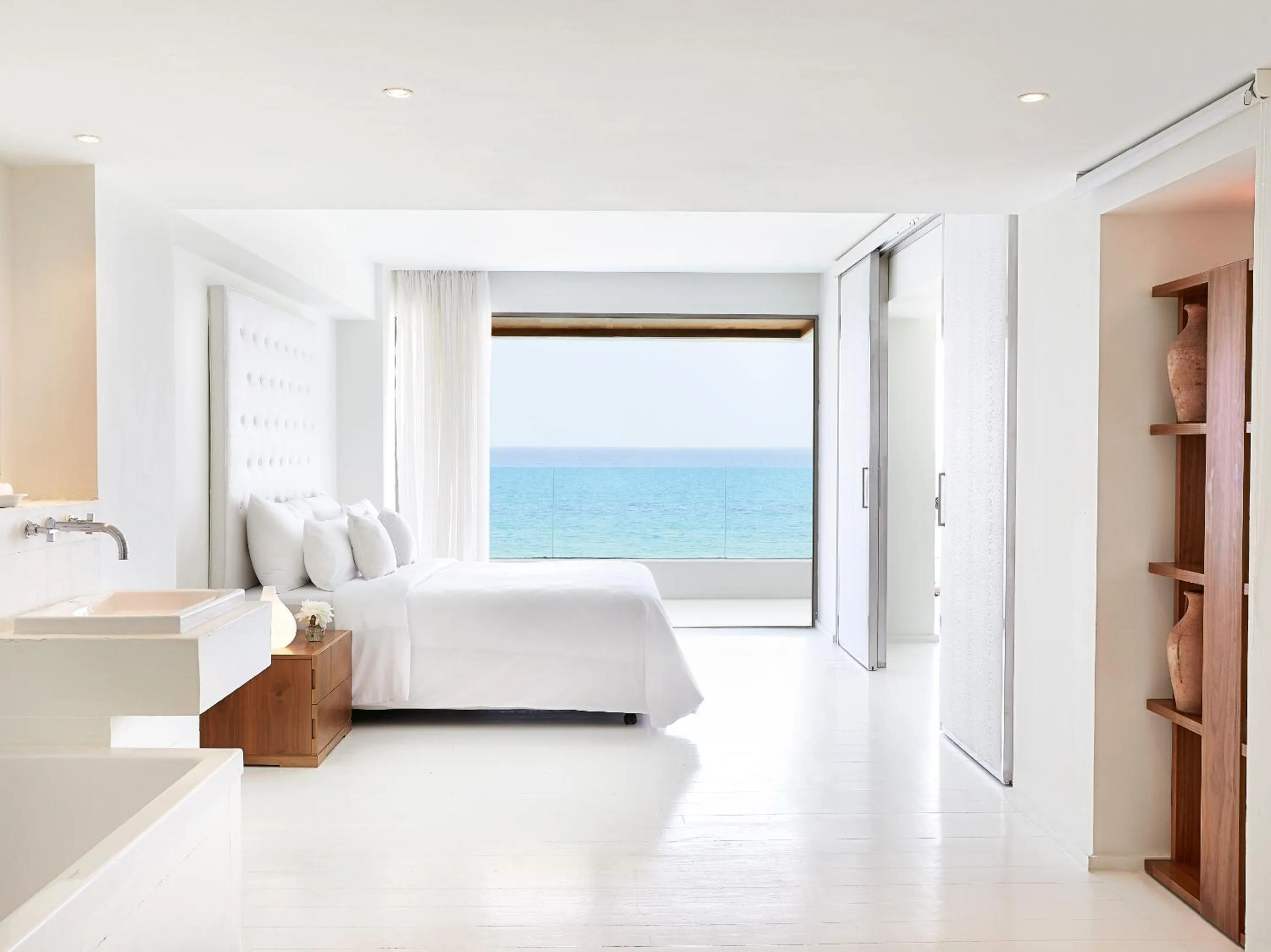 Bed in Amirandes, A Grecotel Resort to Live