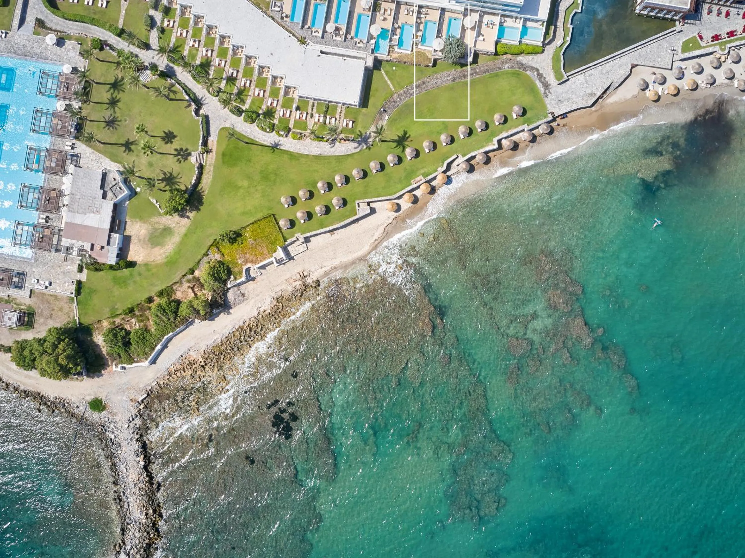 Bird's eye view in Amirandes, A Grecotel Resort to Live
