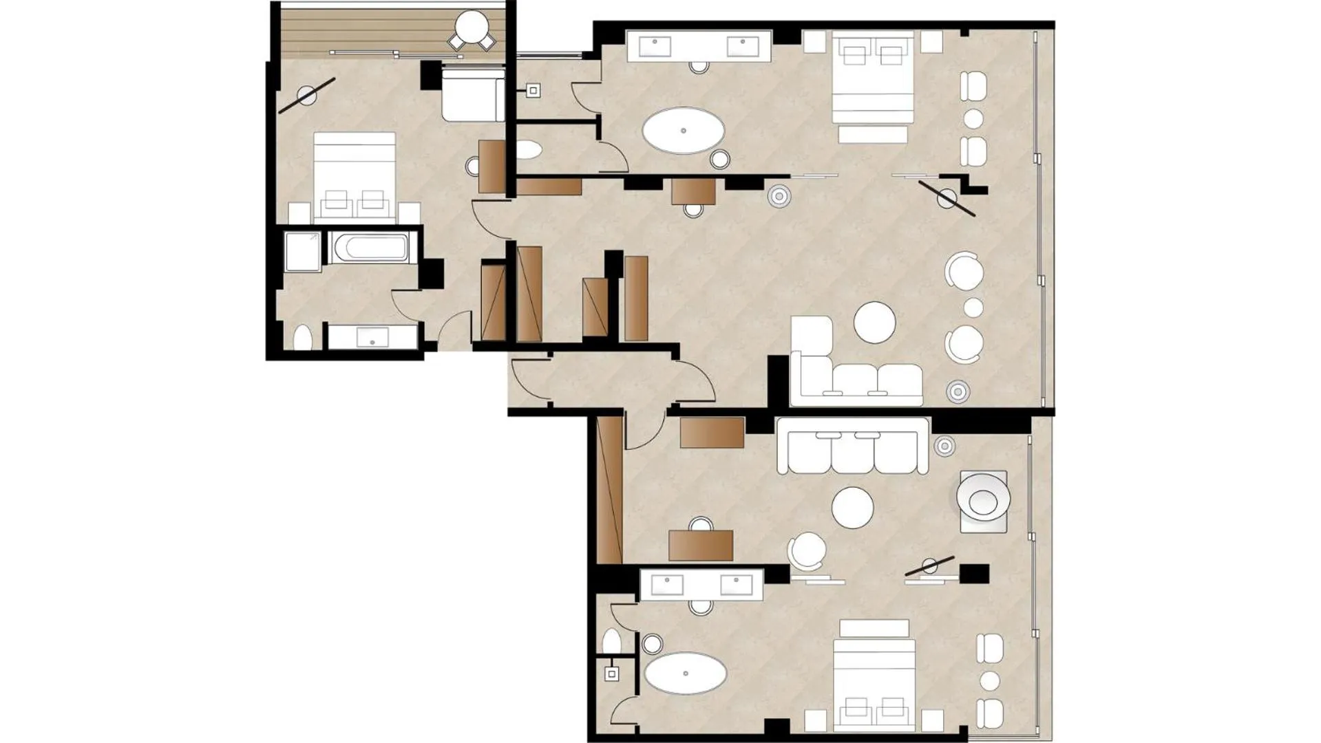 Floor plan in Amirandes, A Grecotel Resort to Live
