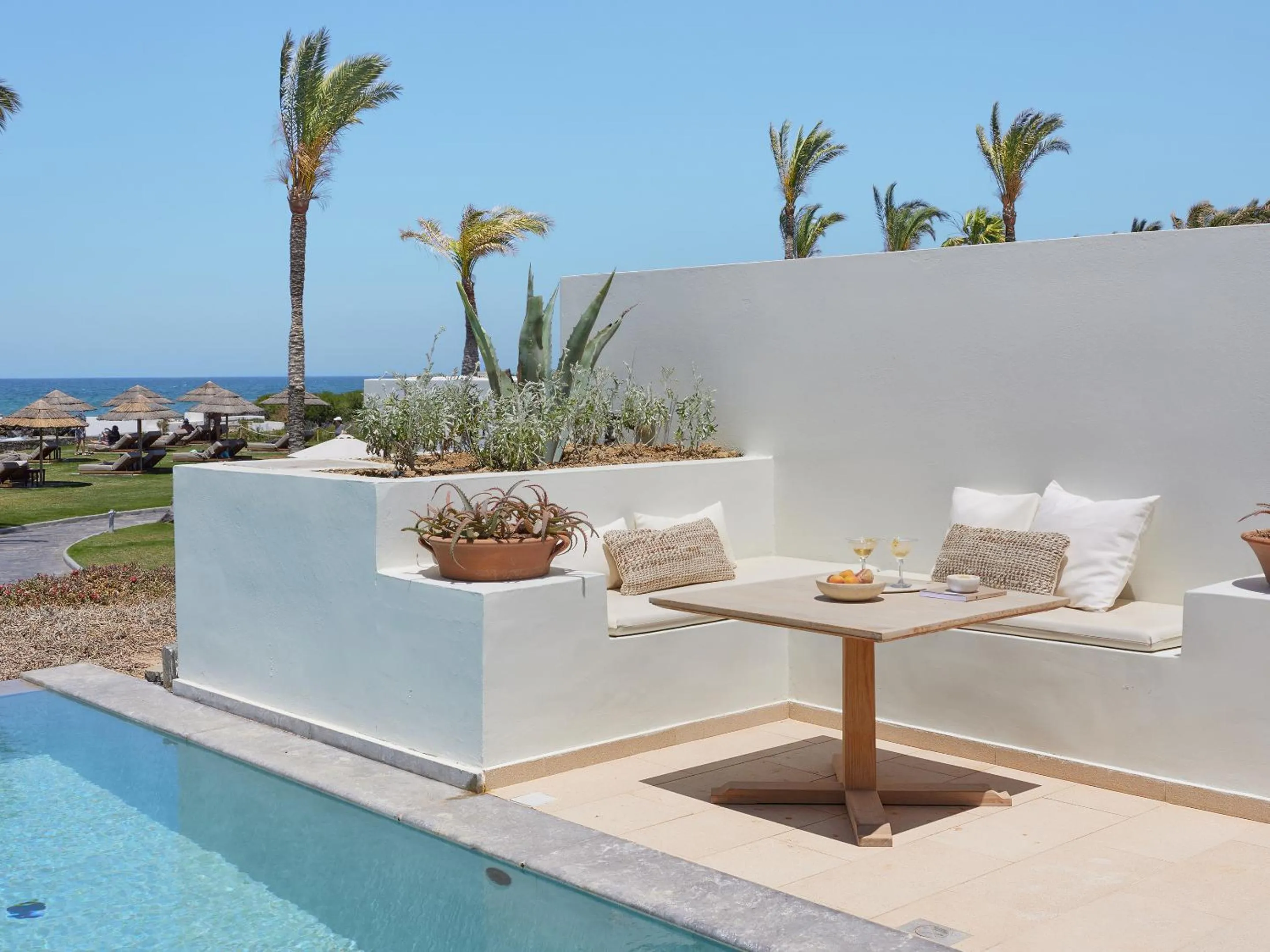 Patio in Amirandes, A Grecotel Resort to Live