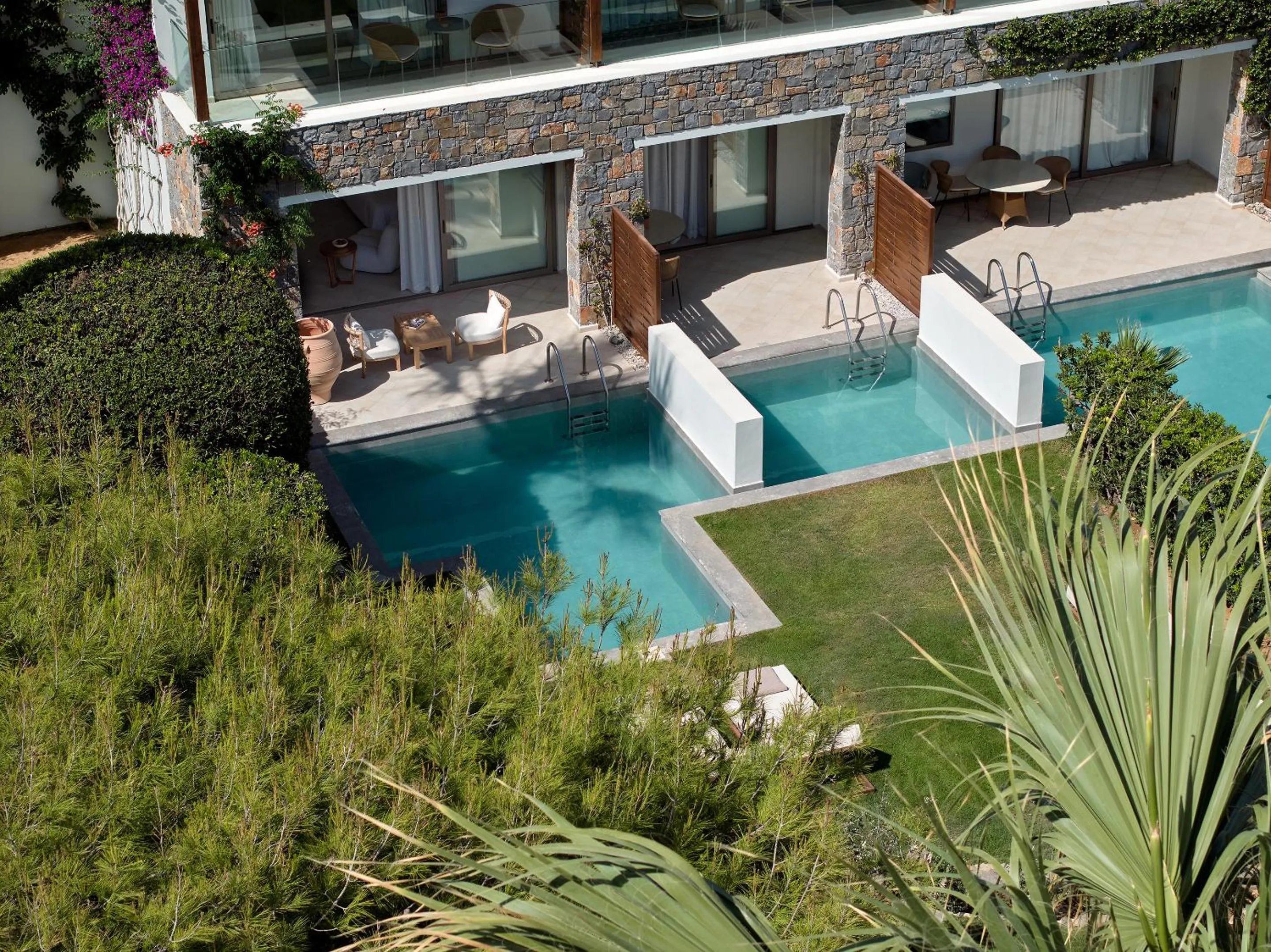 Garden view in Amirandes, A Grecotel Resort to Live