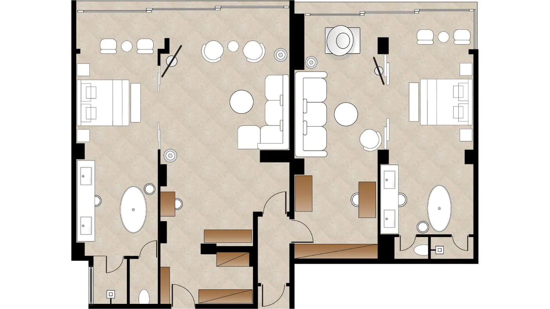 Floor plan in Amirandes, A Grecotel Resort to Live