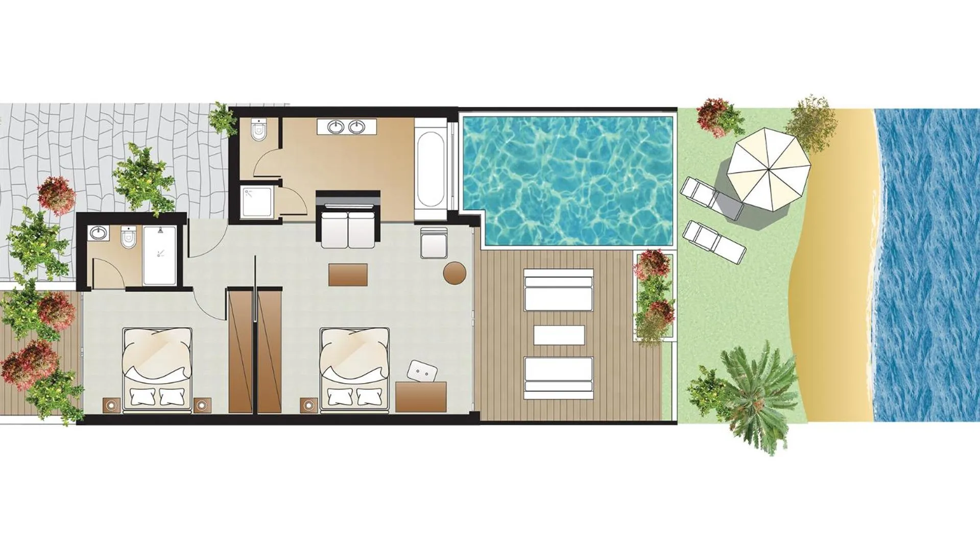 Floor plan in Amirandes, A Grecotel Resort to Live
