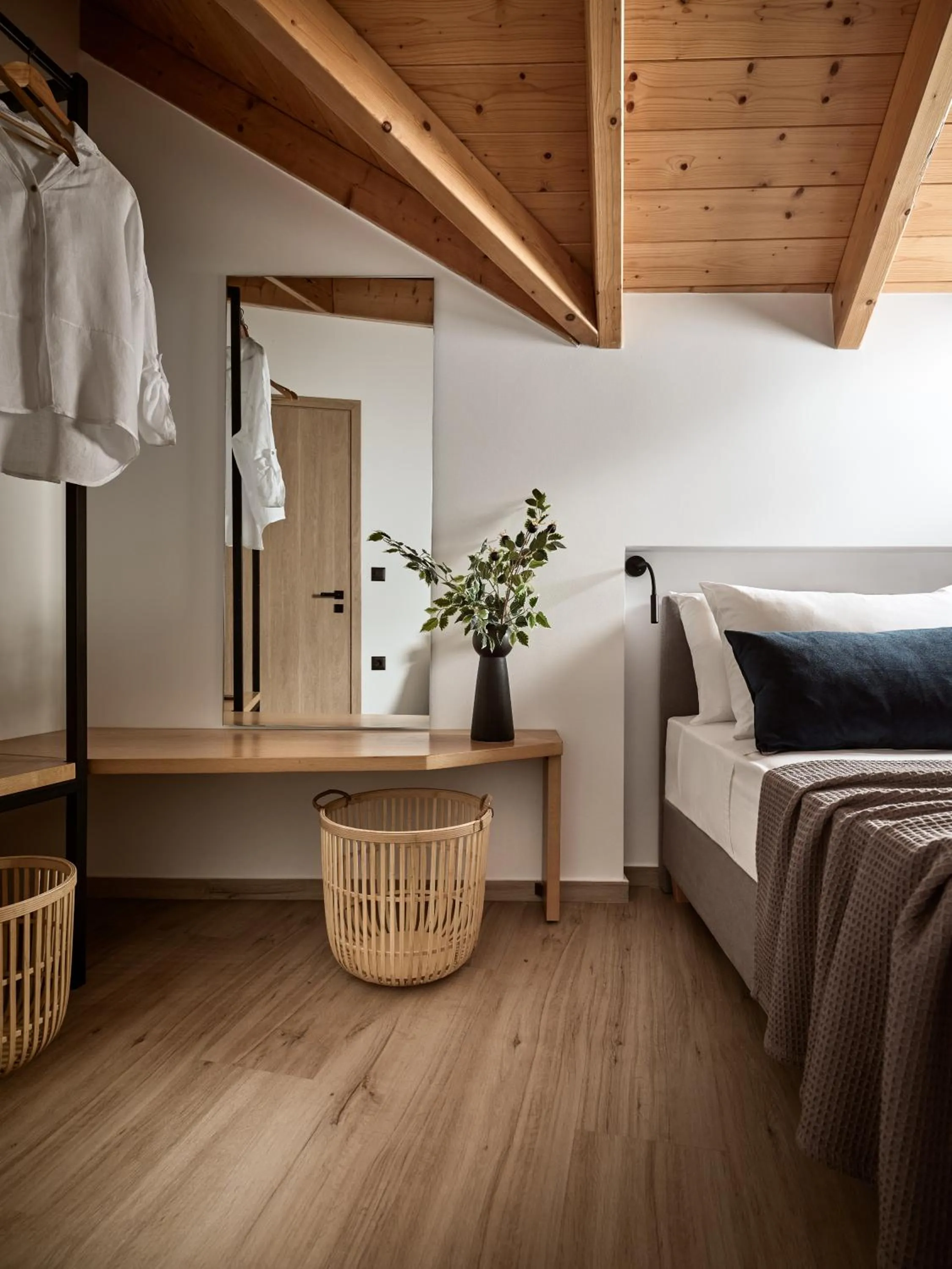 Bedroom, Bed in Giannoulis City Apartments