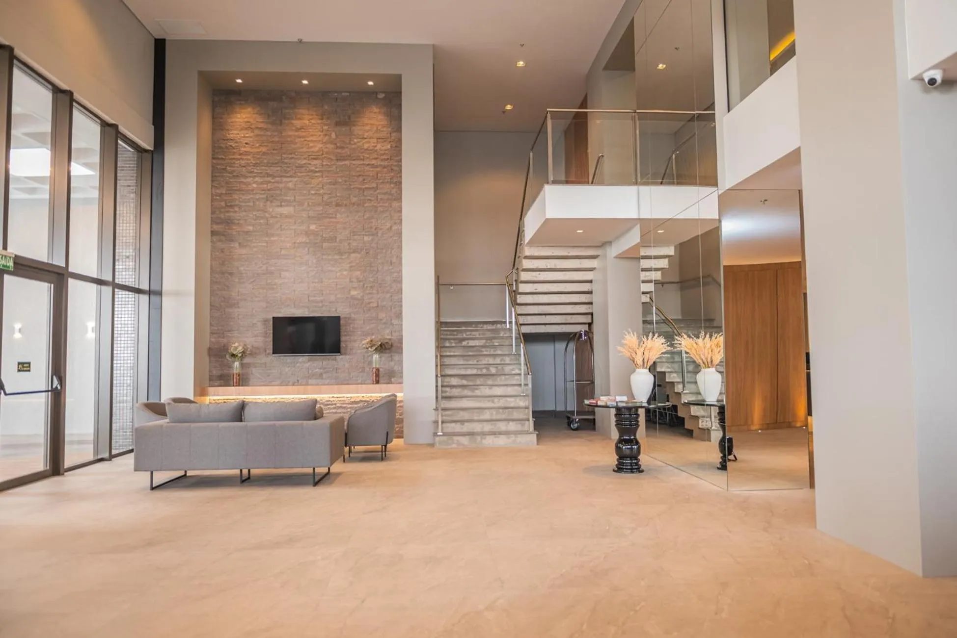 Communal lounge/ TV room in Dall'Onder Planalto Hotel Bento Gonçalves