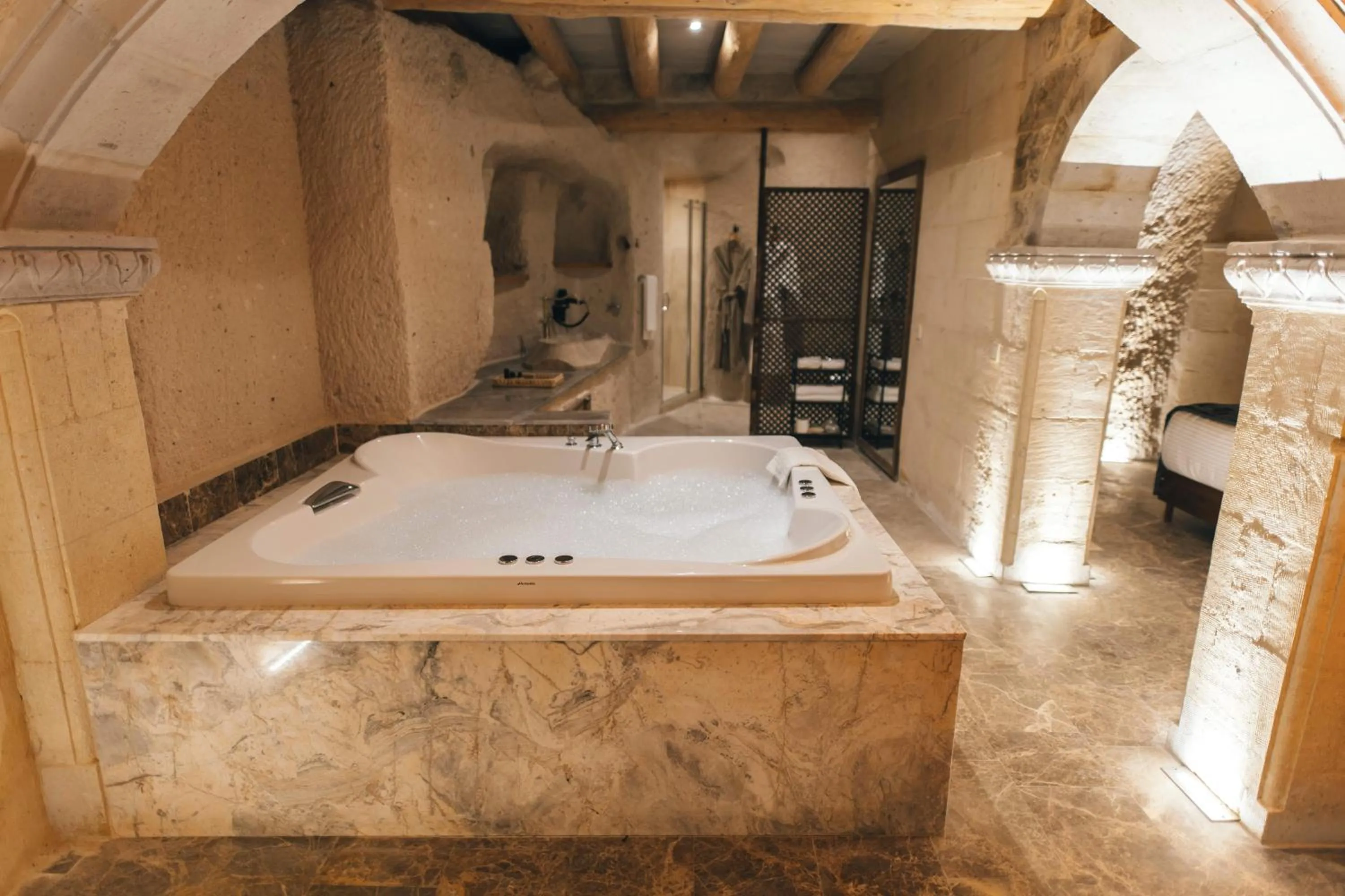 Hot Tub in Harem Suites Cappadocia