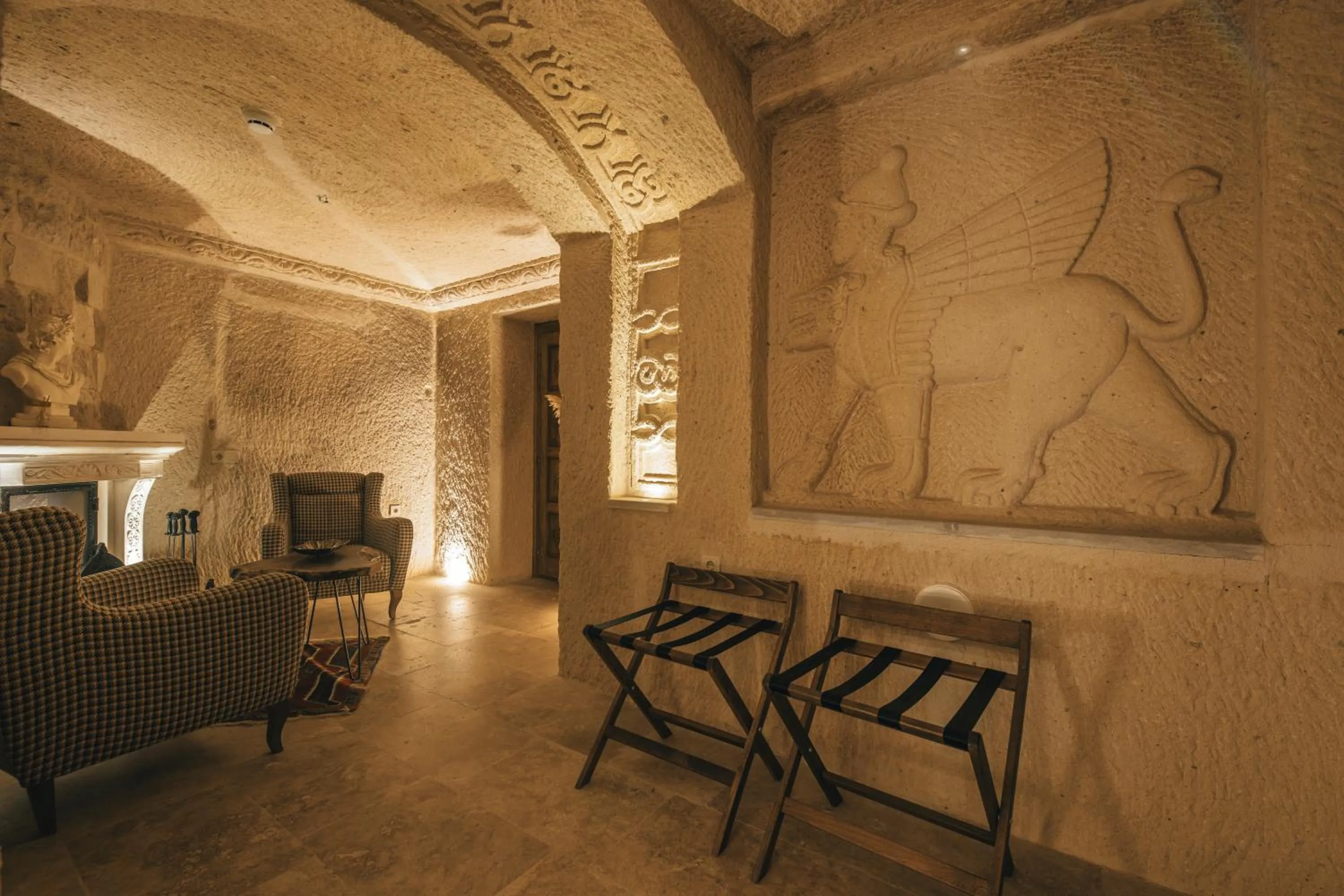 Seating area in Harem Suites Cappadocia