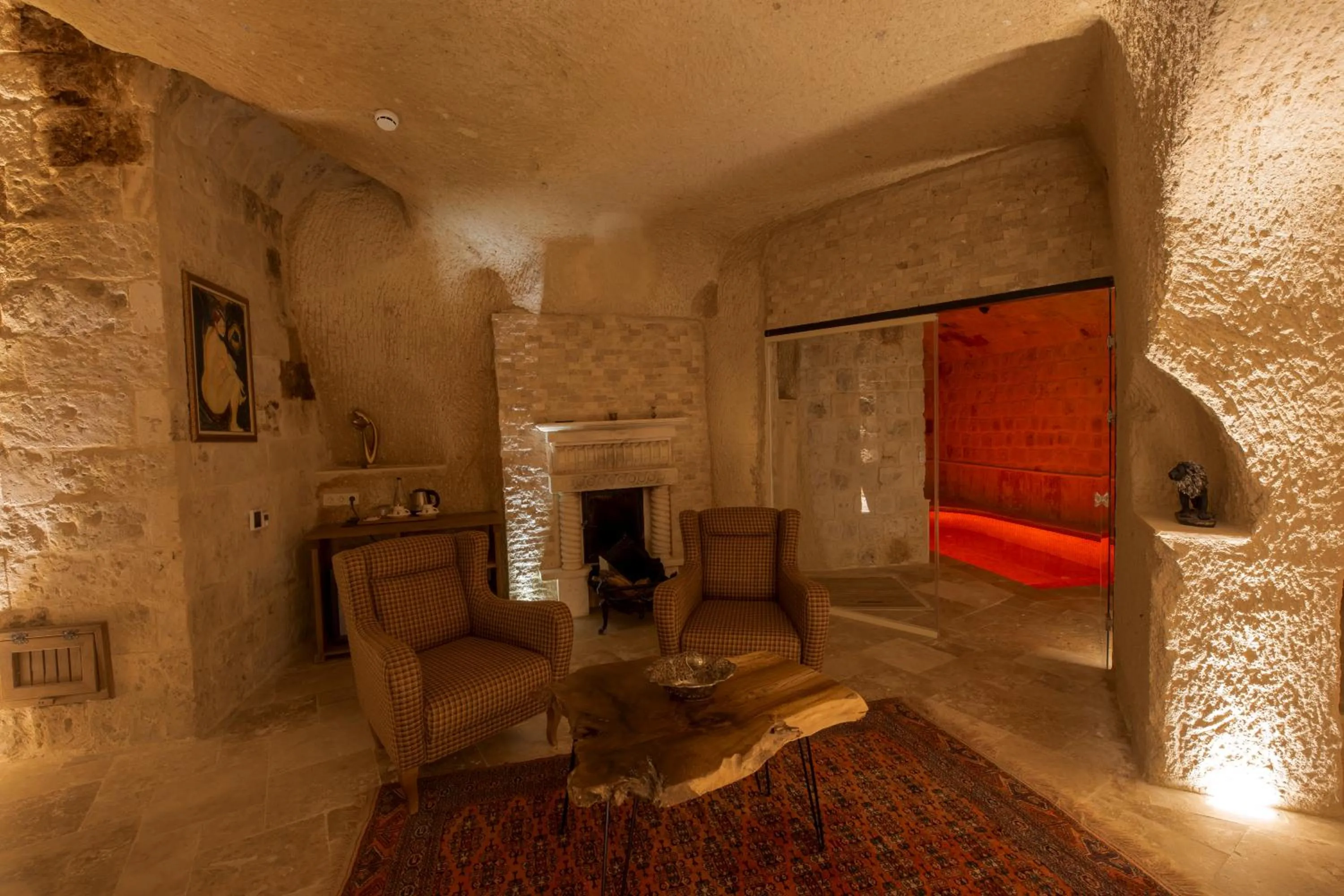 Seating area in Harem Suites Cappadocia
