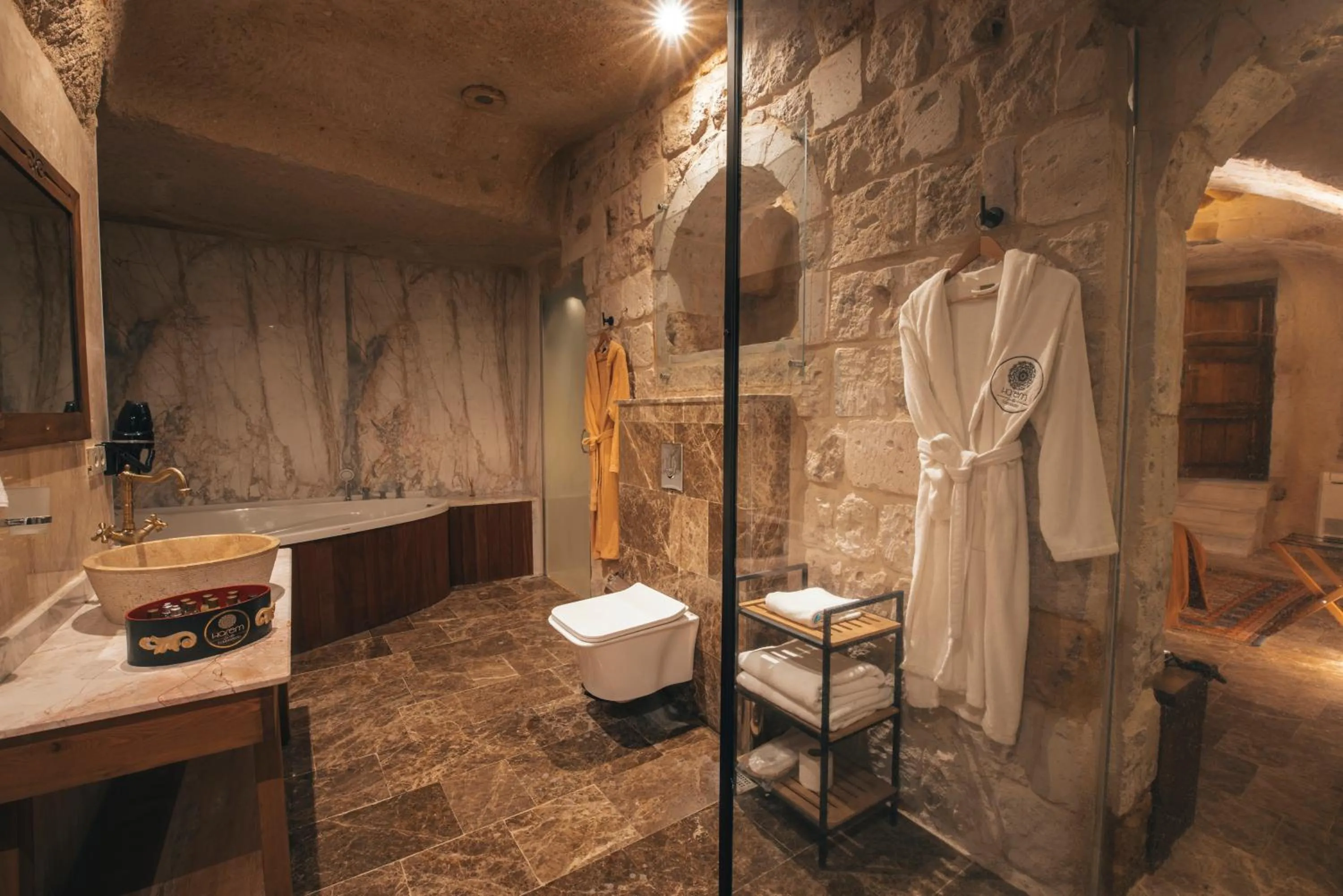 Hot Tub in Harem Suites Cappadocia