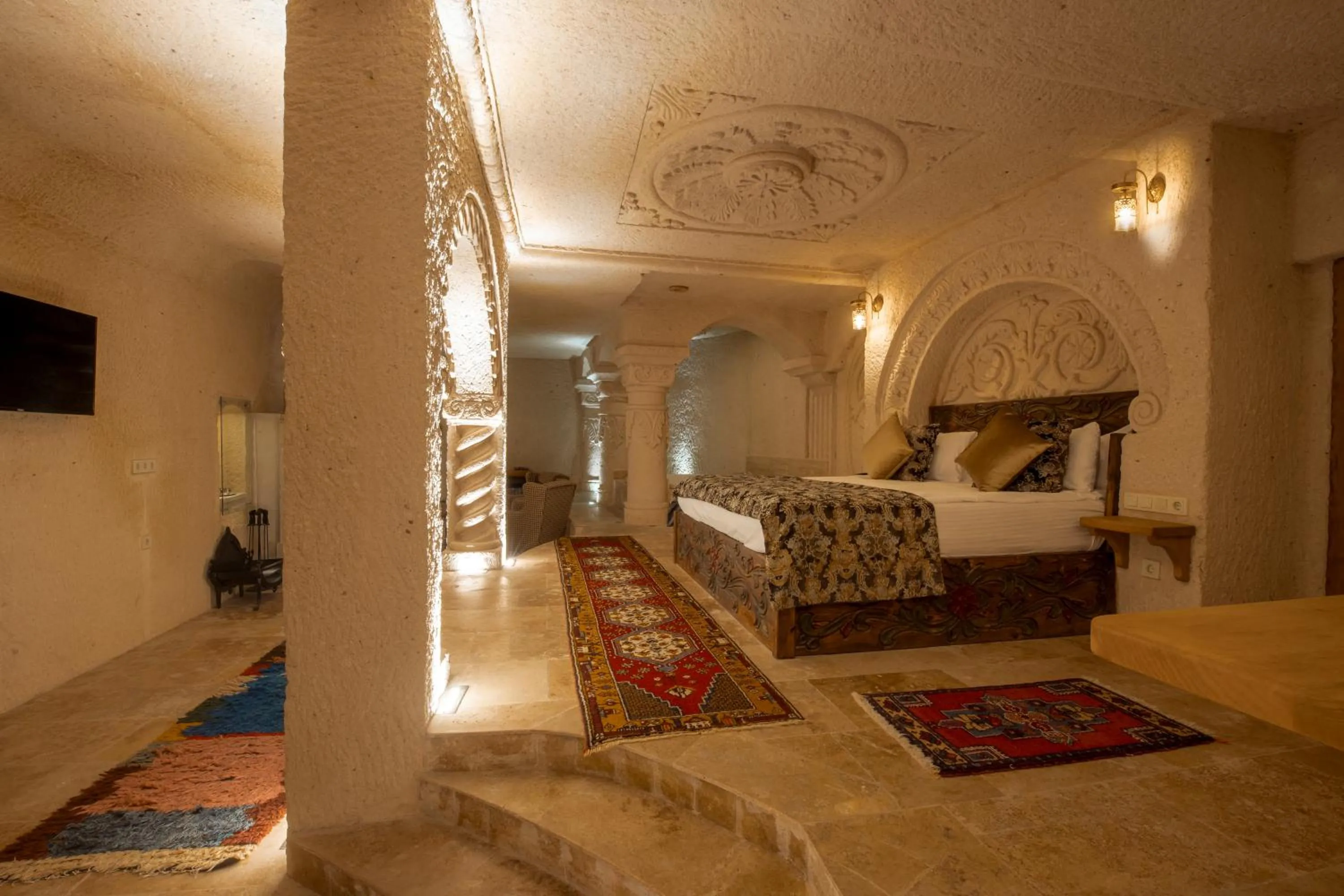 Bedroom, Bed in Harem Suites Cappadocia