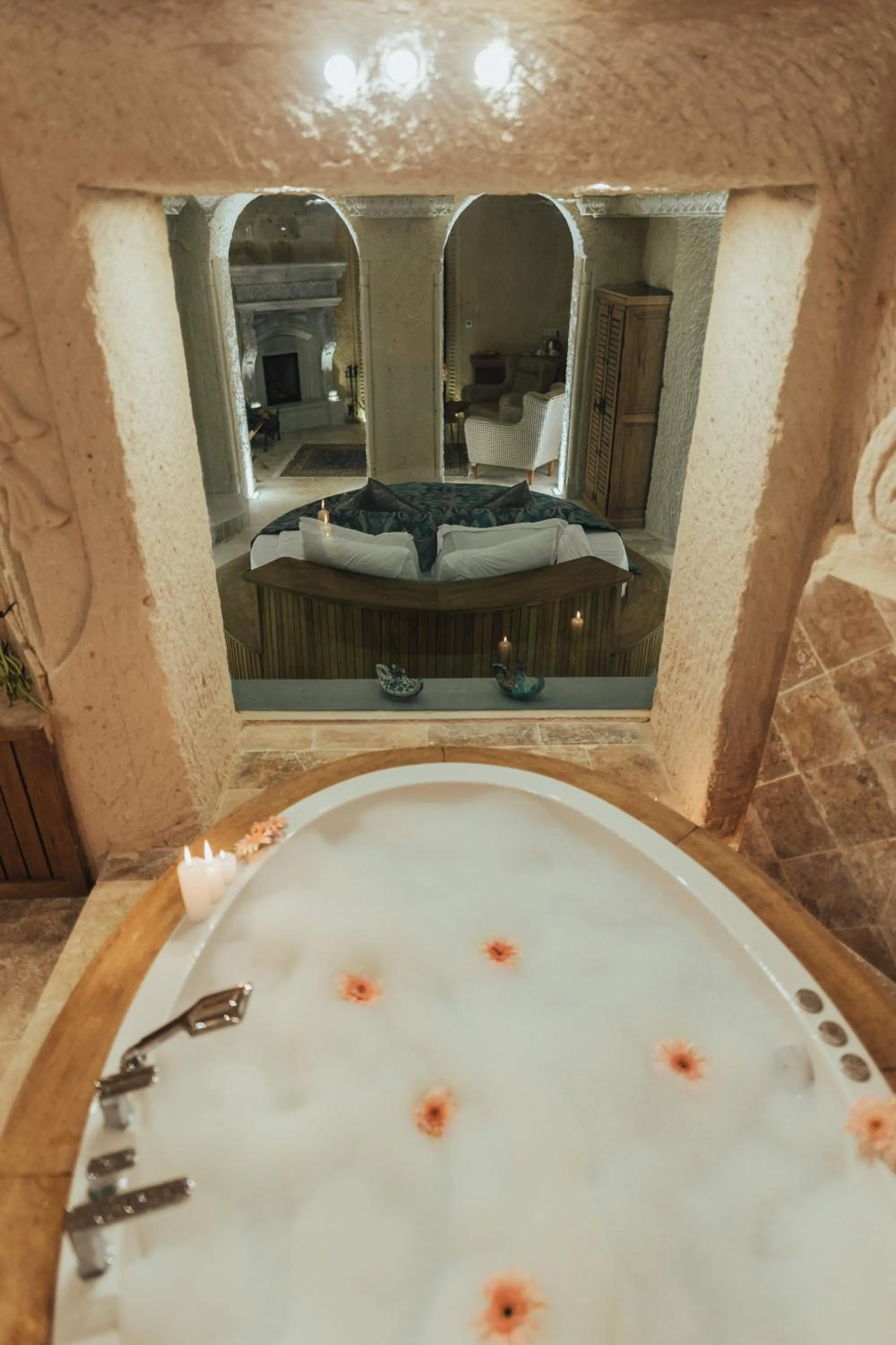 Hot Tub in Harem Suites Cappadocia