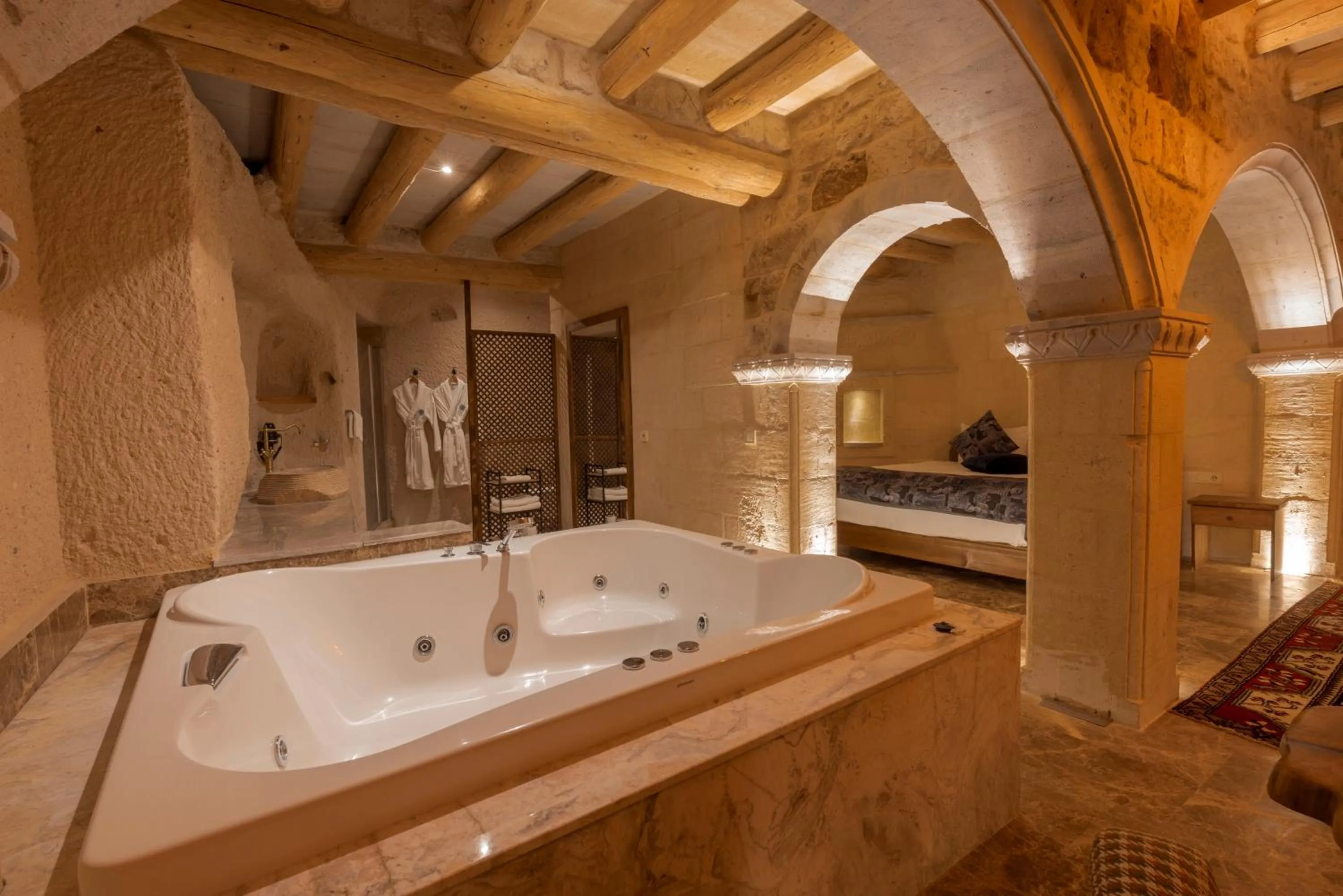 Hot Tub in Harem Suites Cappadocia