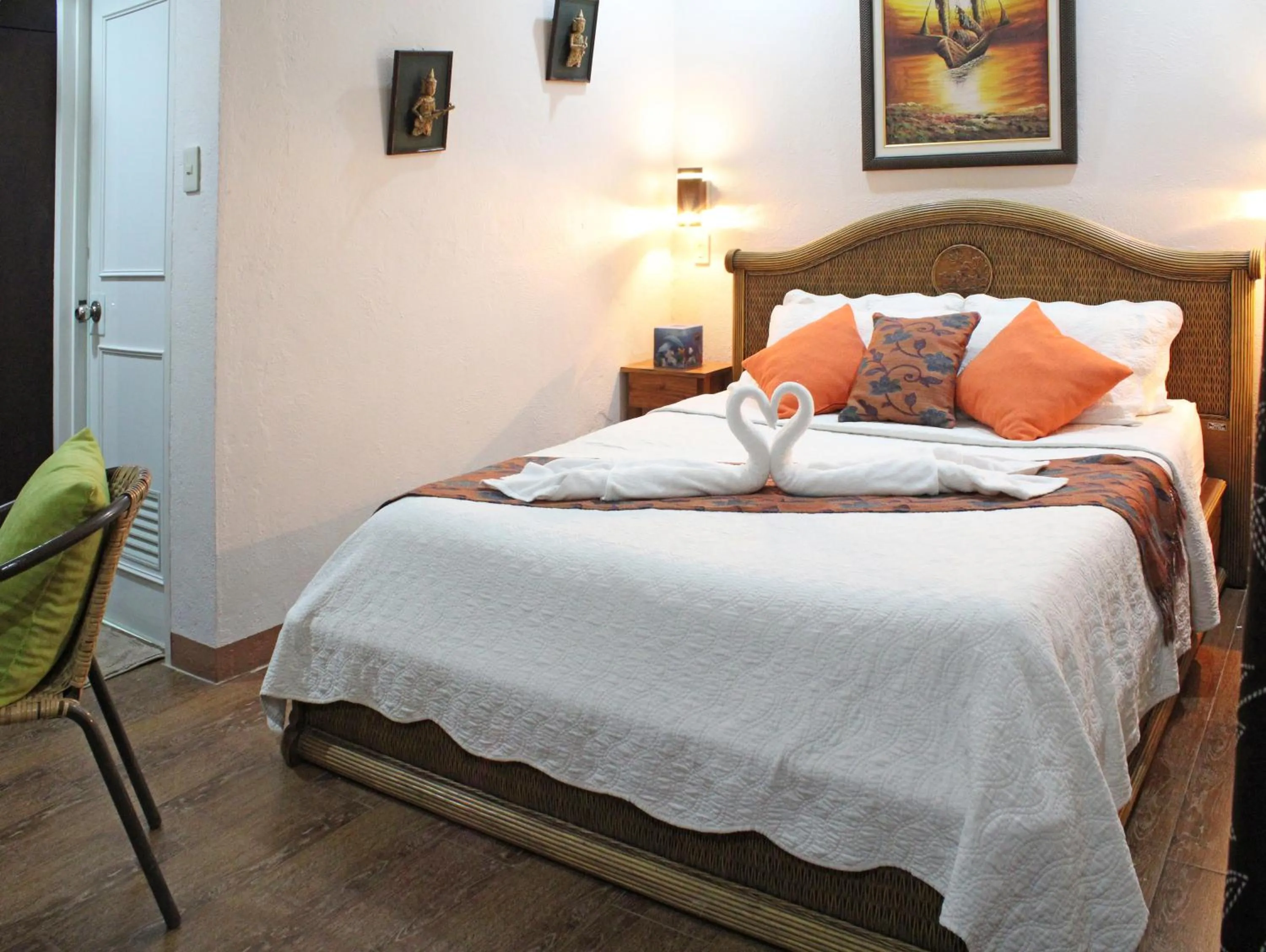 Bed in Balaibinda Lodge