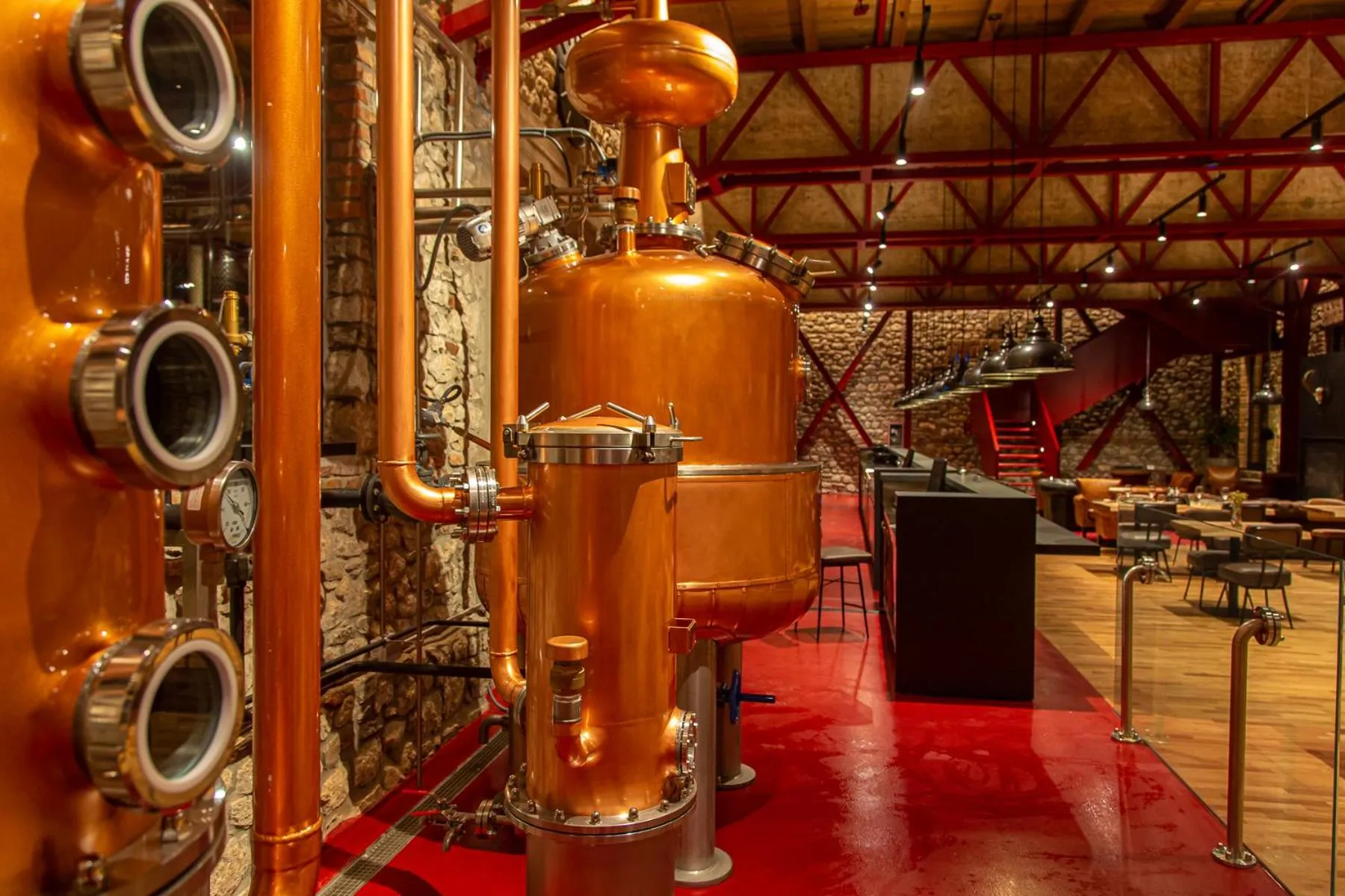 Lobby or reception in Melesin Distillery