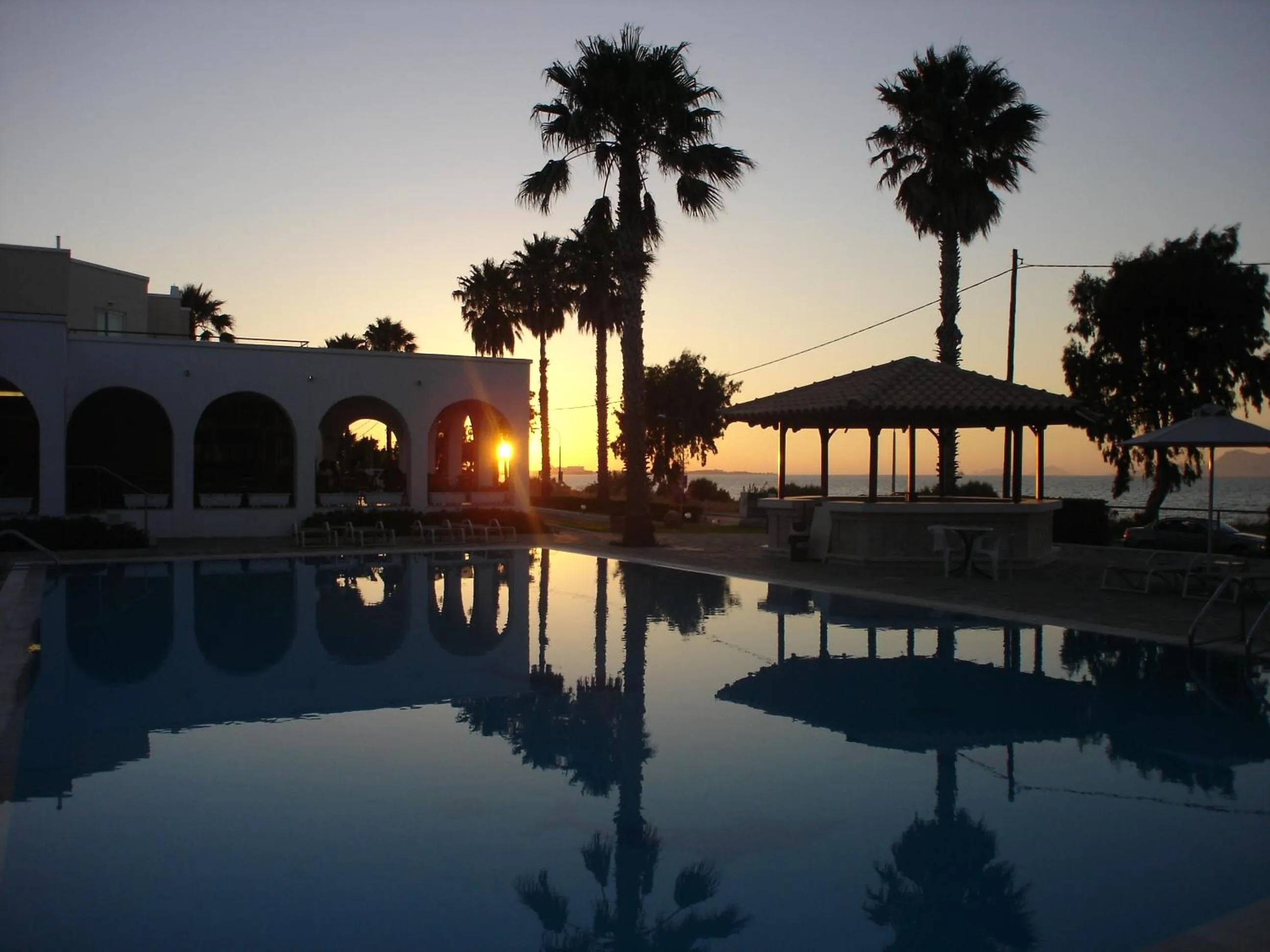 Pool view in Andromeda Hotel Apartments