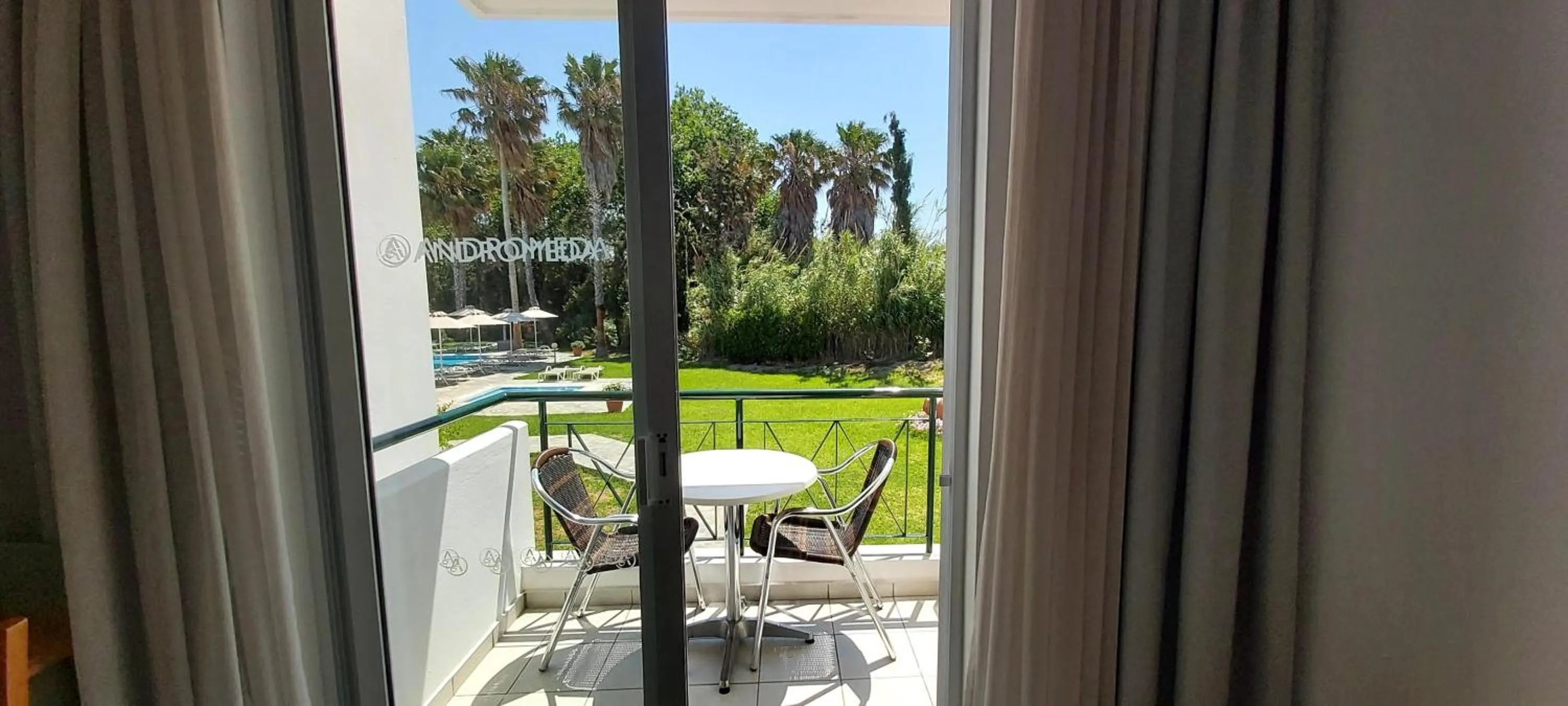 Garden view in Andromeda Hotel Apartments