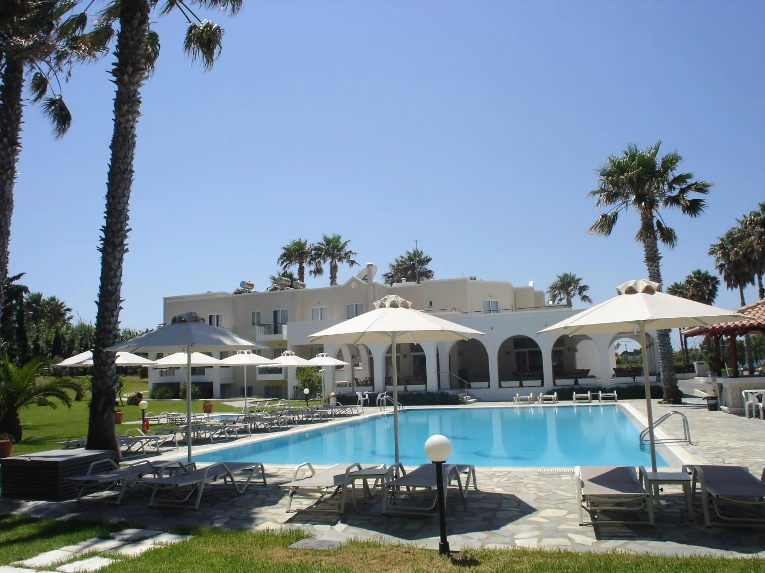 Pool view in Andromeda Hotel Apartments