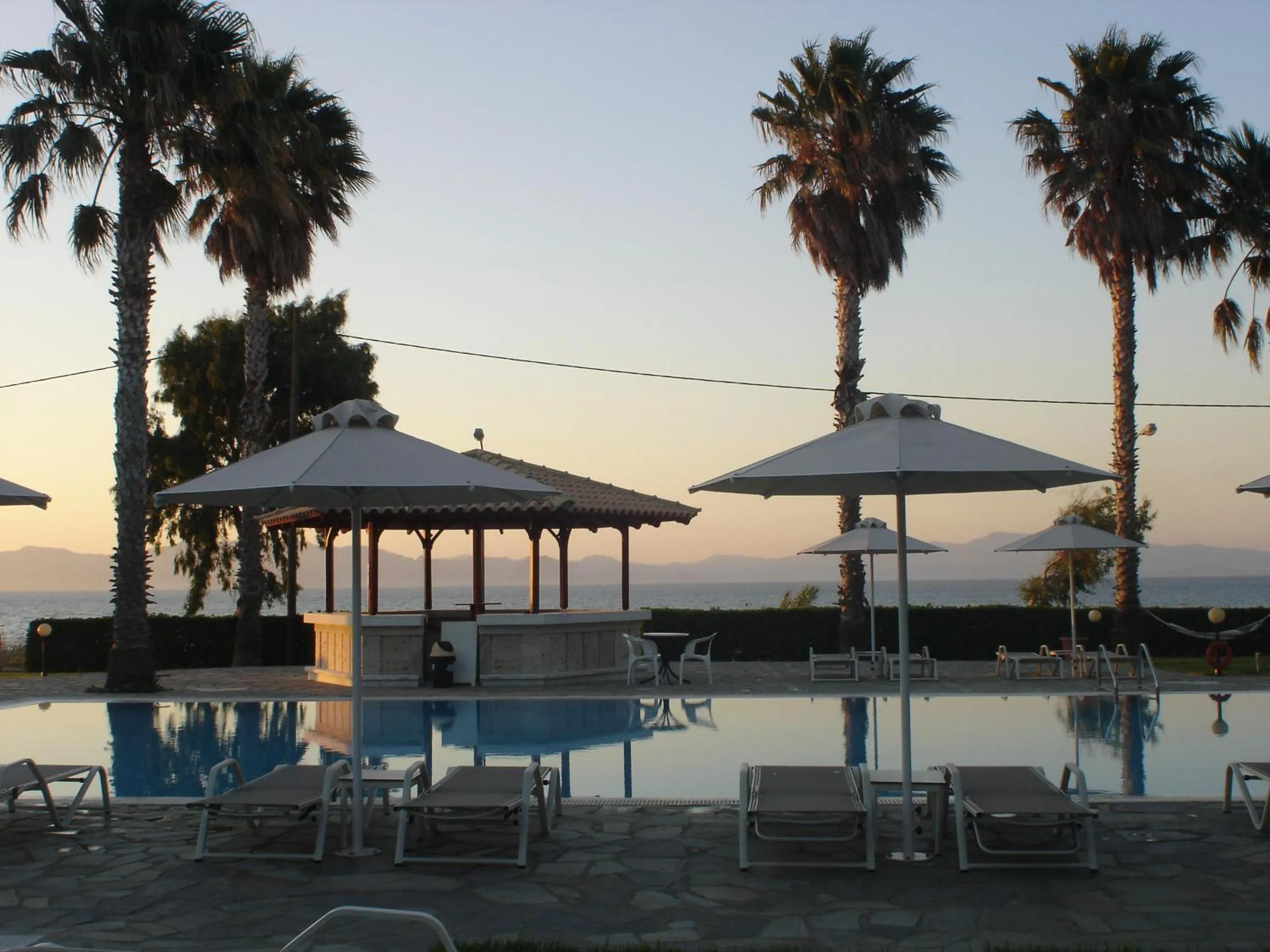 Pool view in Andromeda Hotel Apartments
