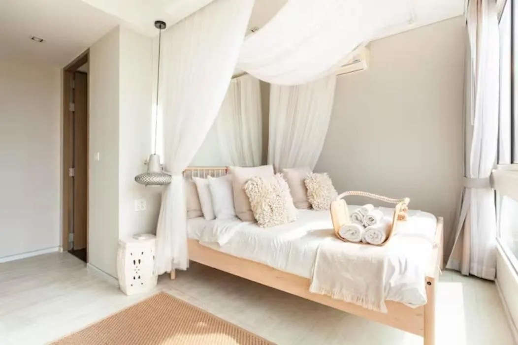 Bedroom, Bed in Family Suite Sea view 2Bedroom at Veranda Residence Pattaya