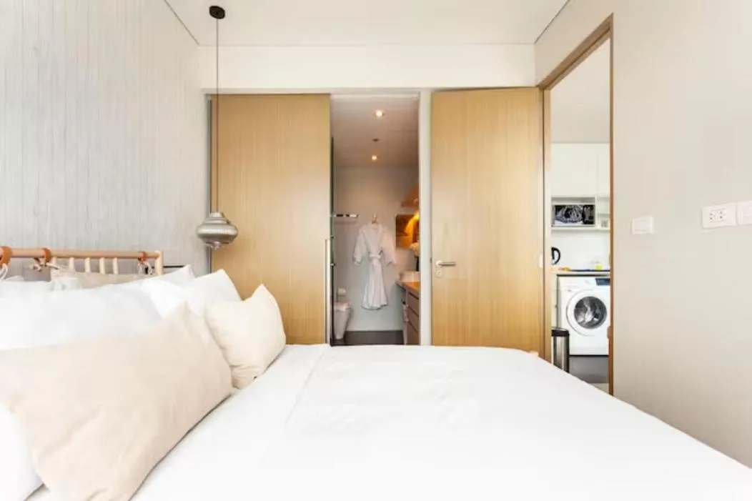 Bedroom, Bed in Family Suite Sea view 2Bedroom at Veranda Residence Pattaya