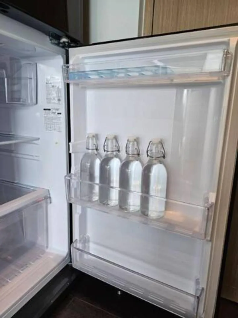 Kitchen or kitchenette in Family Suite Sea view 2Bedroom at Veranda Residence Pattaya