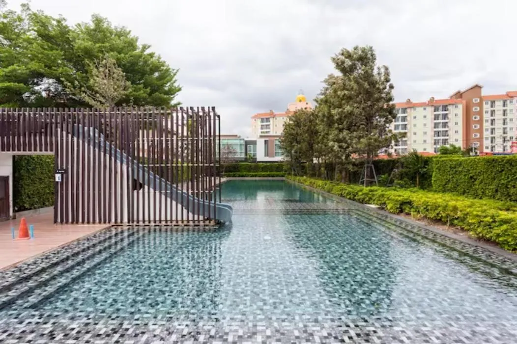 Swimming pool in Family Suite Sea view 2Bedroom at Veranda Residence Pattaya