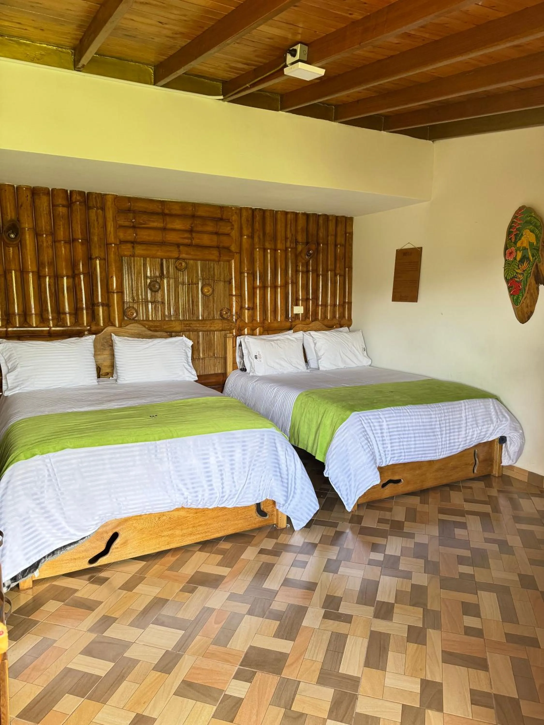 Bed in Jardin de los Silleteros Agro Parque Hotel