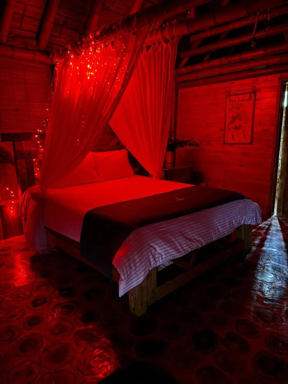 Bed in Jardin de los Silleteros Agro Parque Hotel