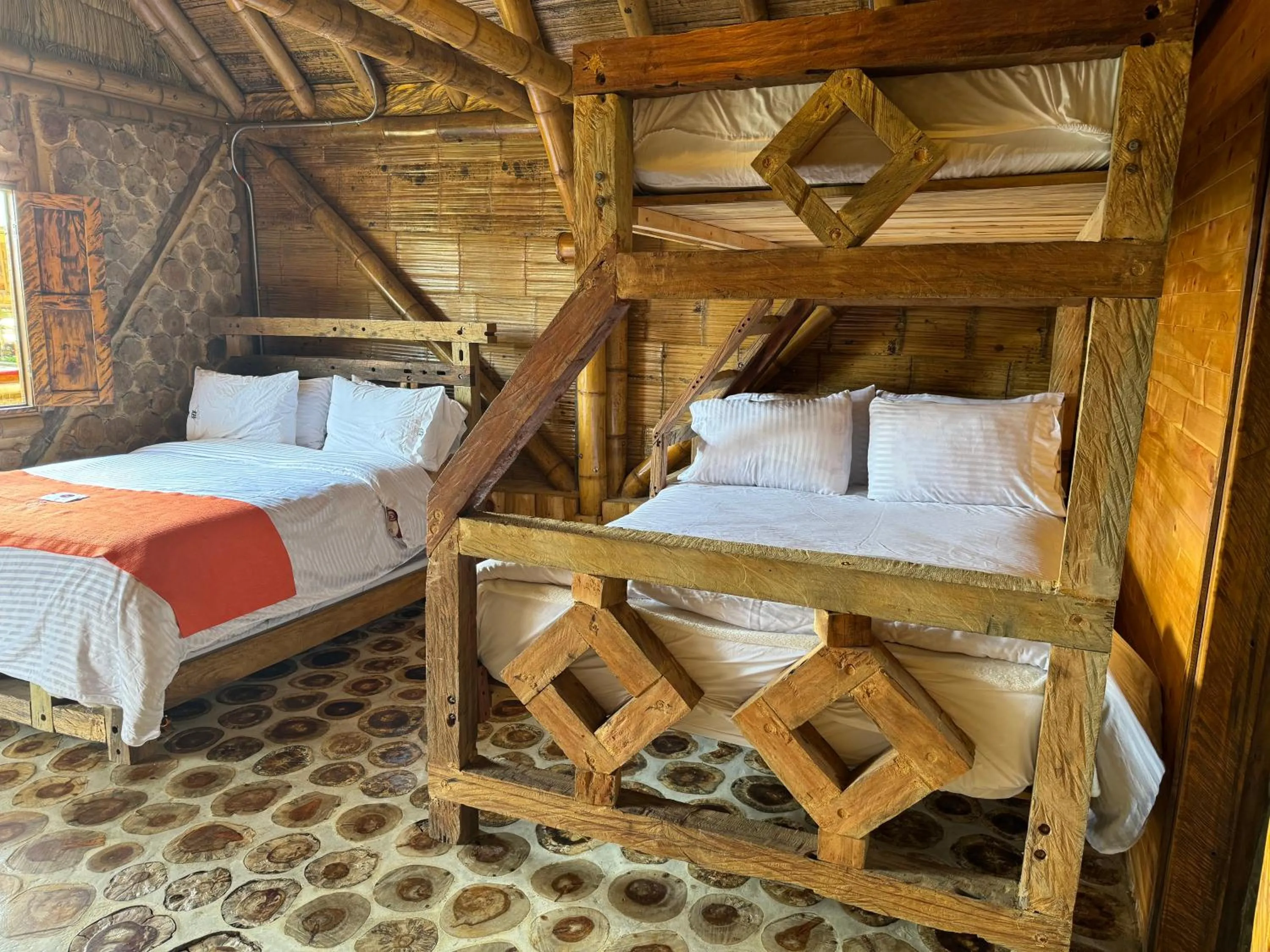 Bed in Jardin de los Silleteros Agro Parque Hotel