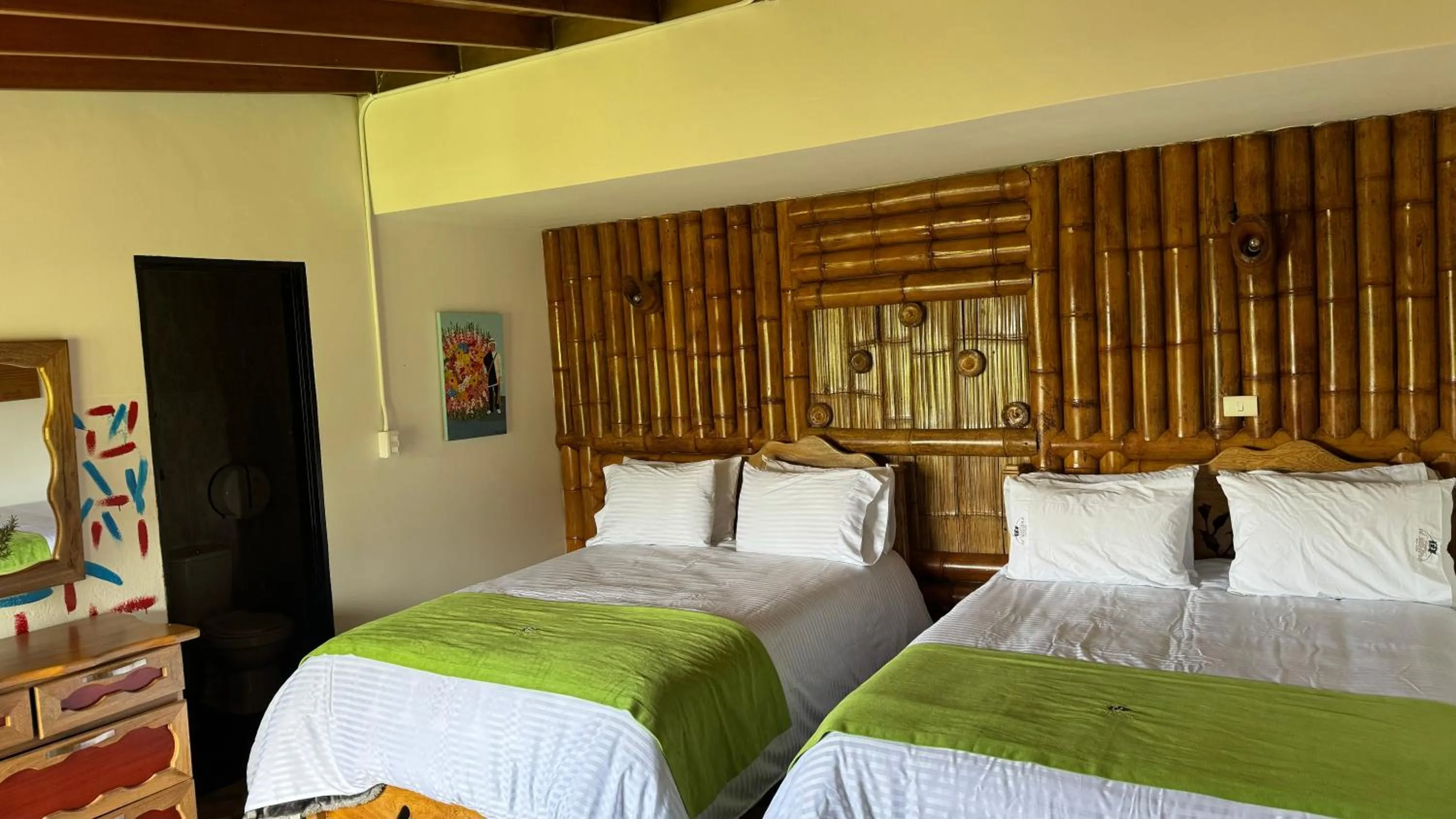 Bed in Jardin de los Silleteros Agro Parque Hotel