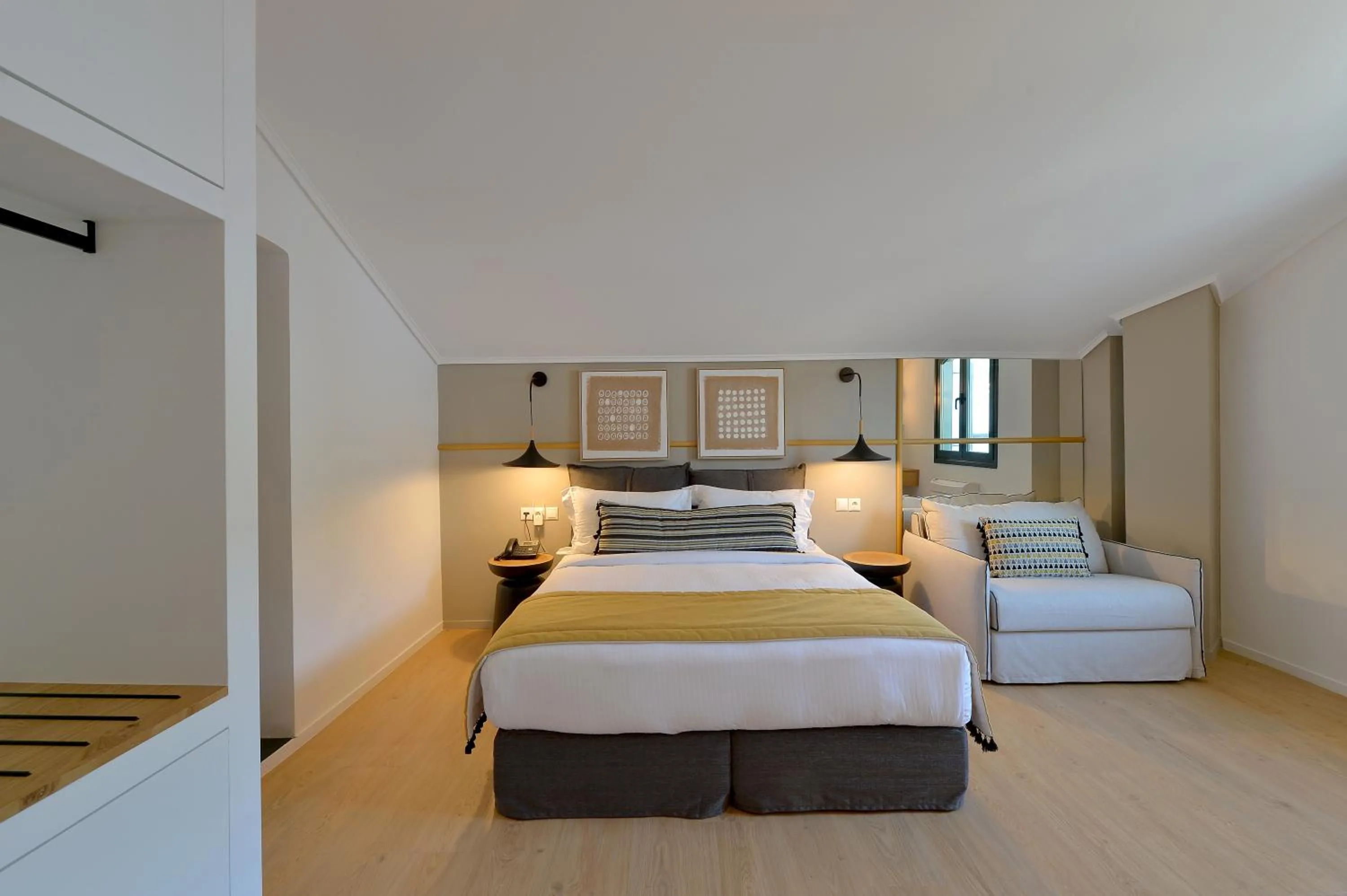 Bedroom, Bed in Aktaion Beach Boutique Hotel & Spa