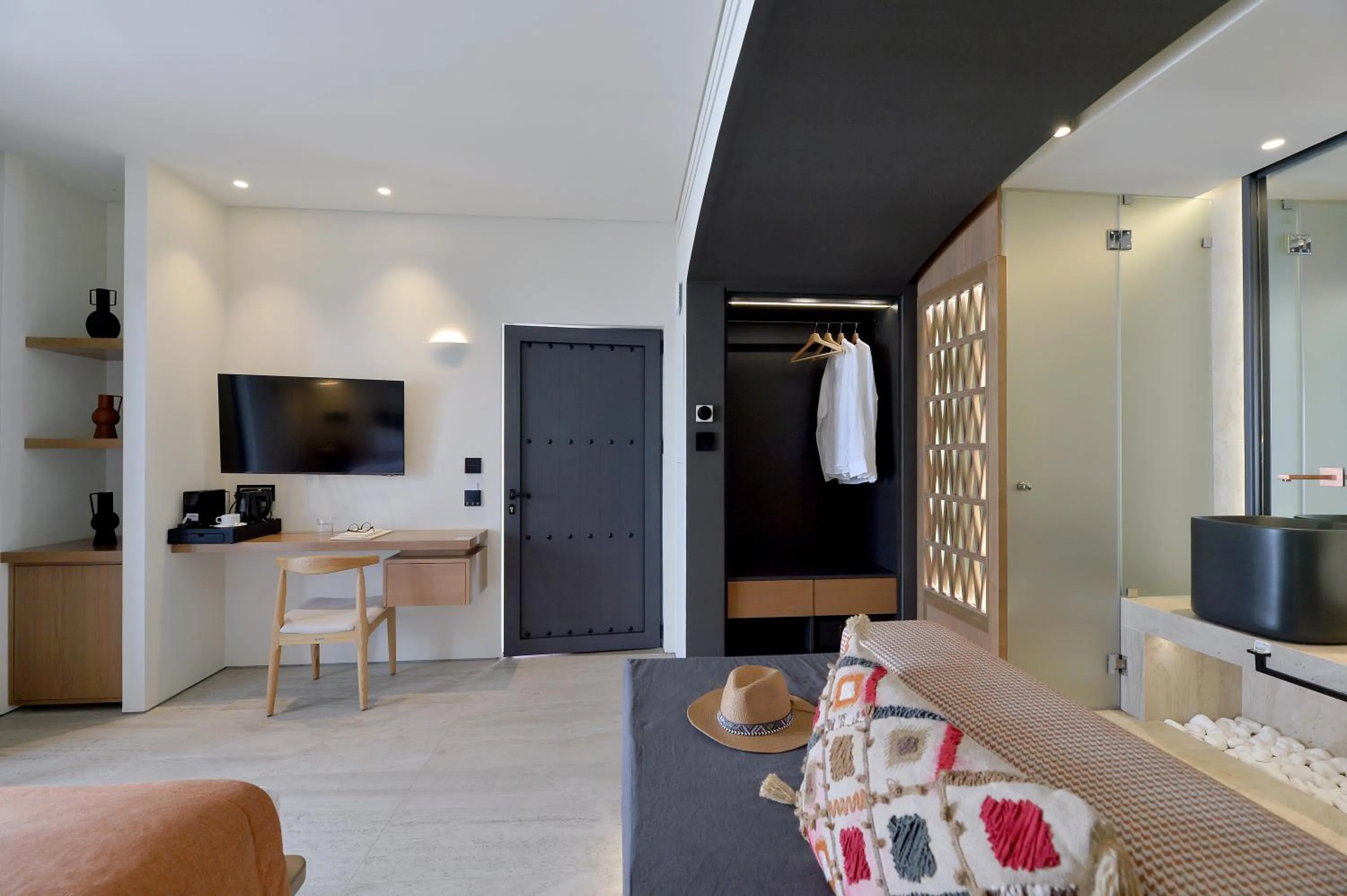 Bedroom in Aktaion Beach Boutique Hotel & Spa