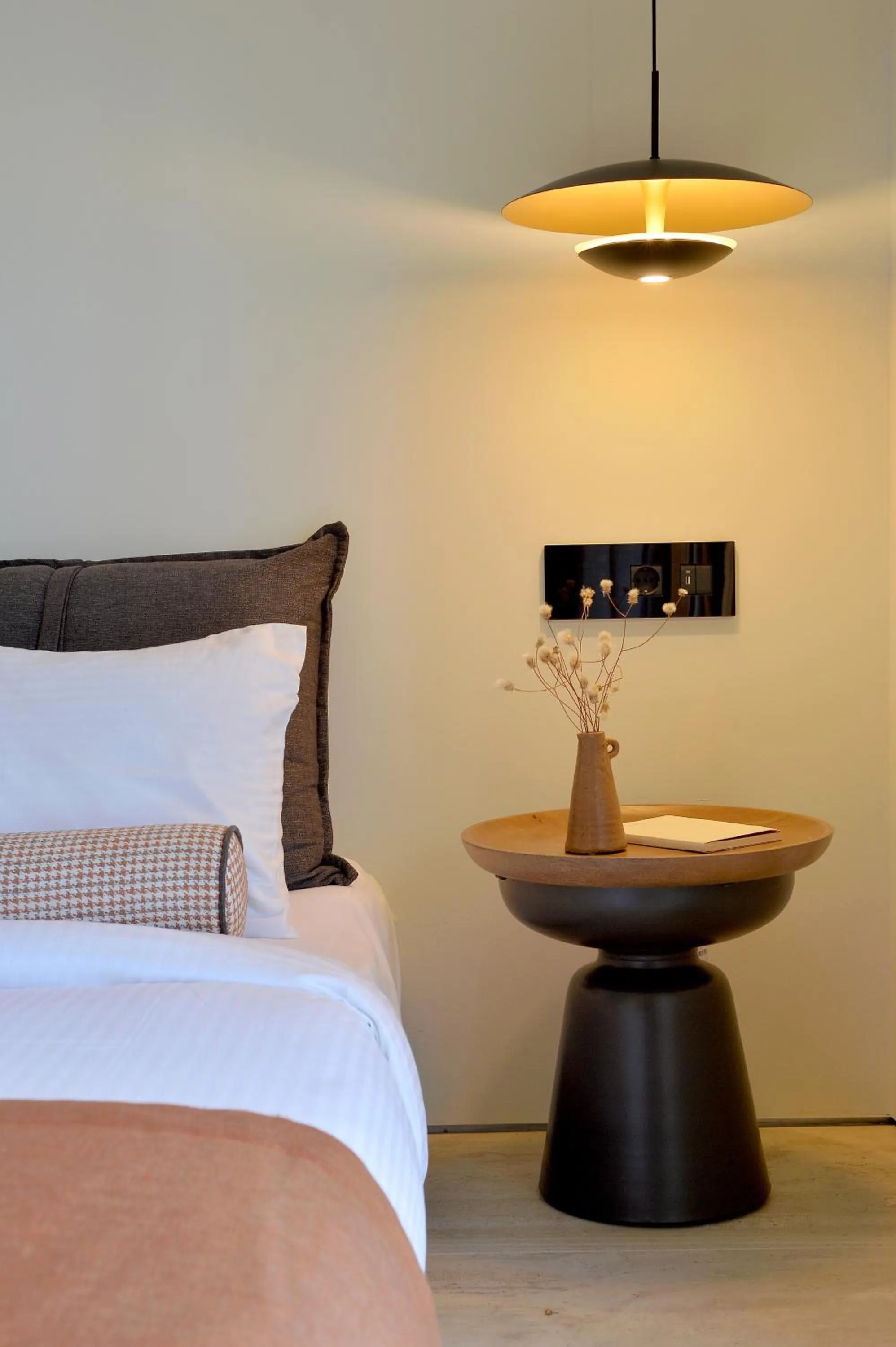 Decorative detail, Bed in Aktaion Beach Boutique Hotel & Spa