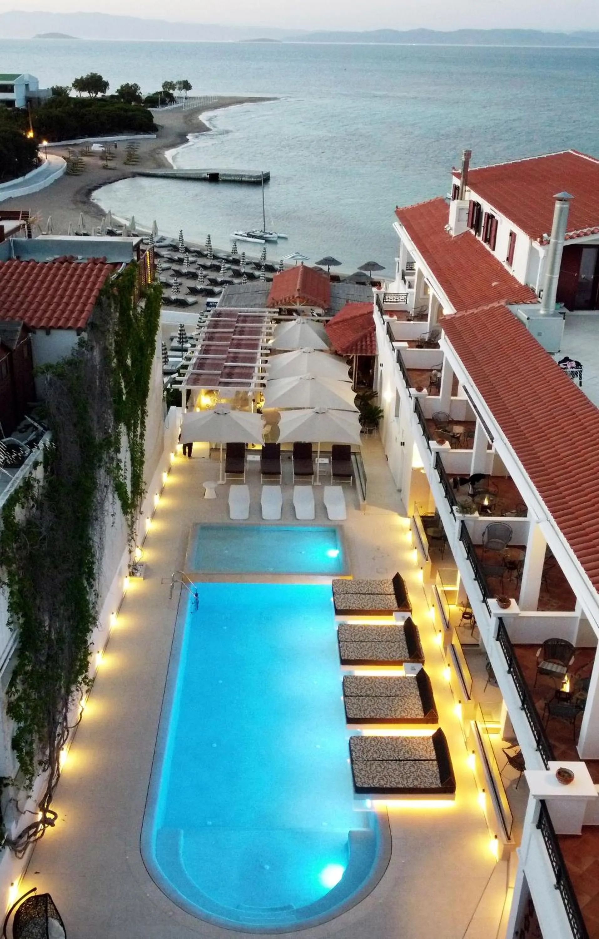 Property building in Aktaion Beach Boutique Hotel & Spa