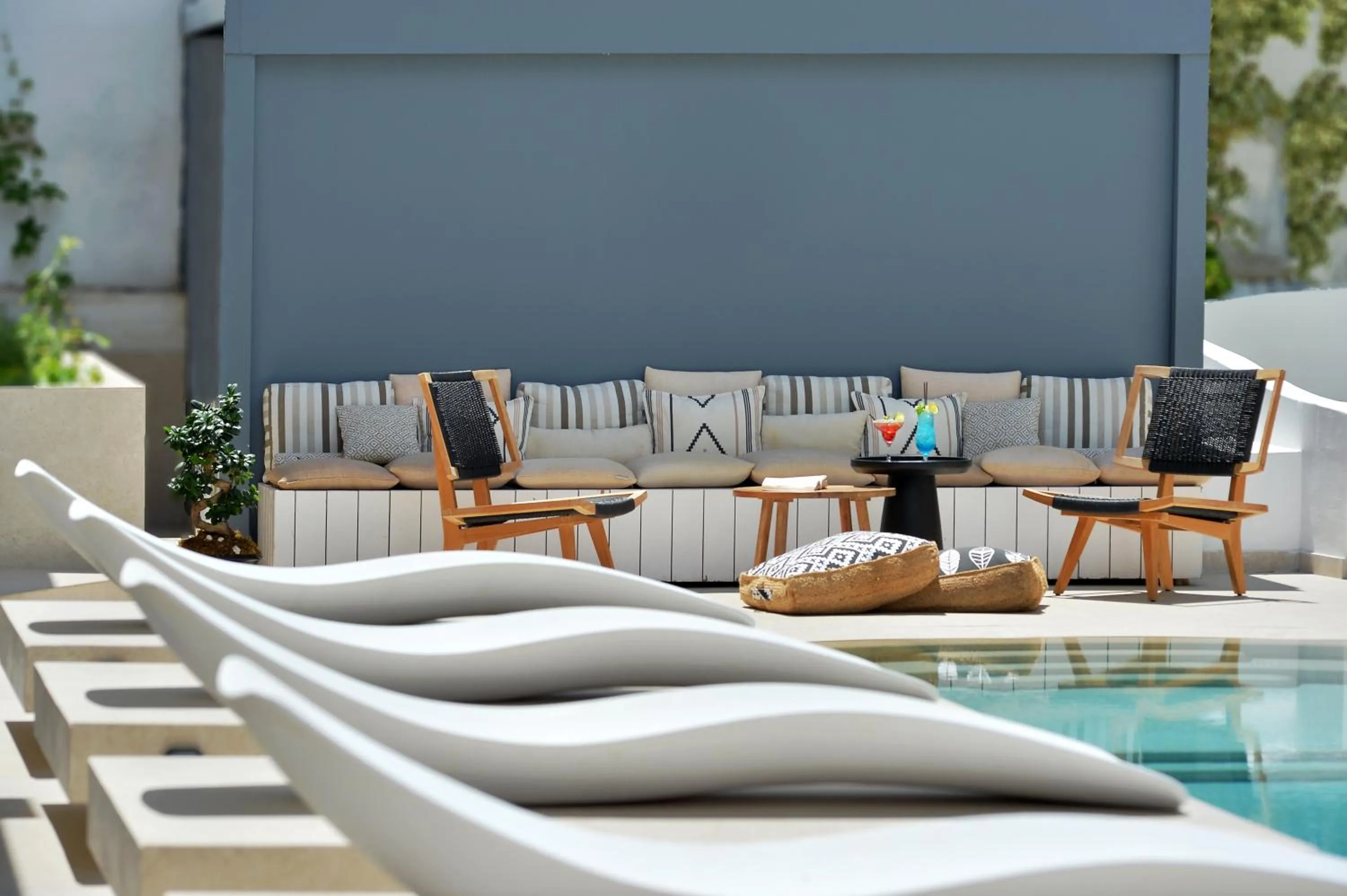 Swimming pool in Aktaion Beach Boutique Hotel & Spa