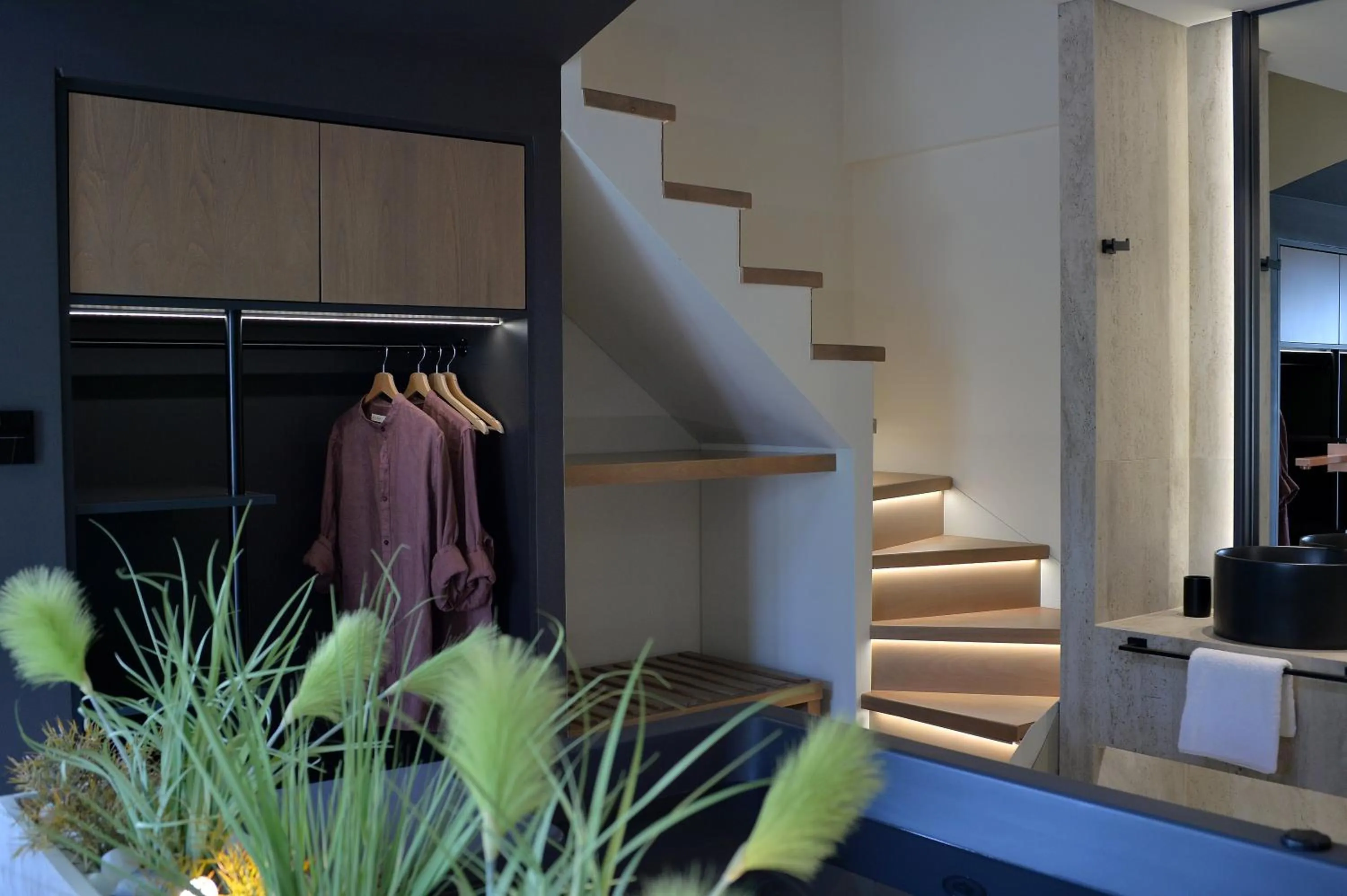 wardrobe in Aktaion Beach Boutique Hotel & Spa