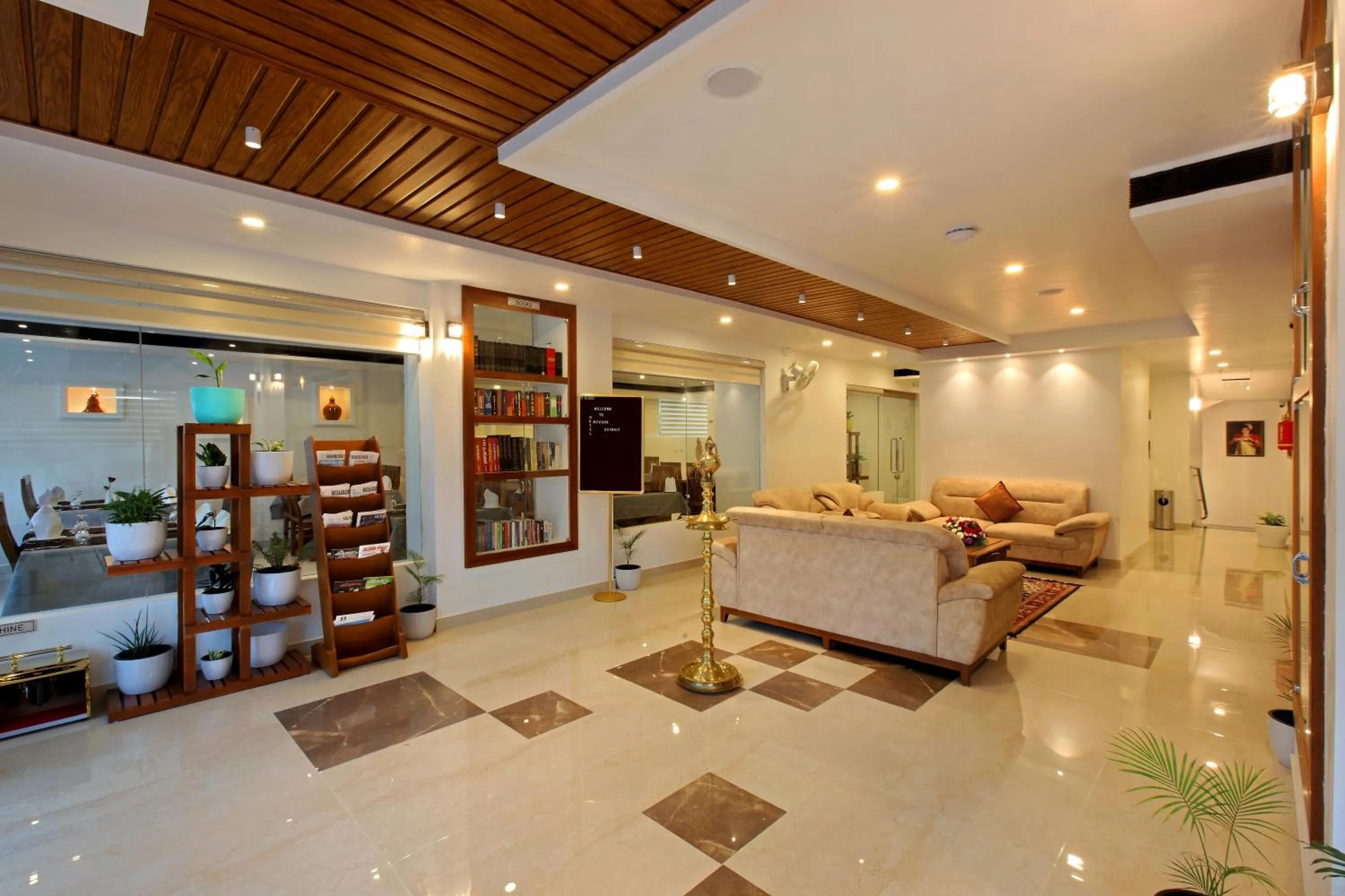 Living room in Hotel NovArk Munnar