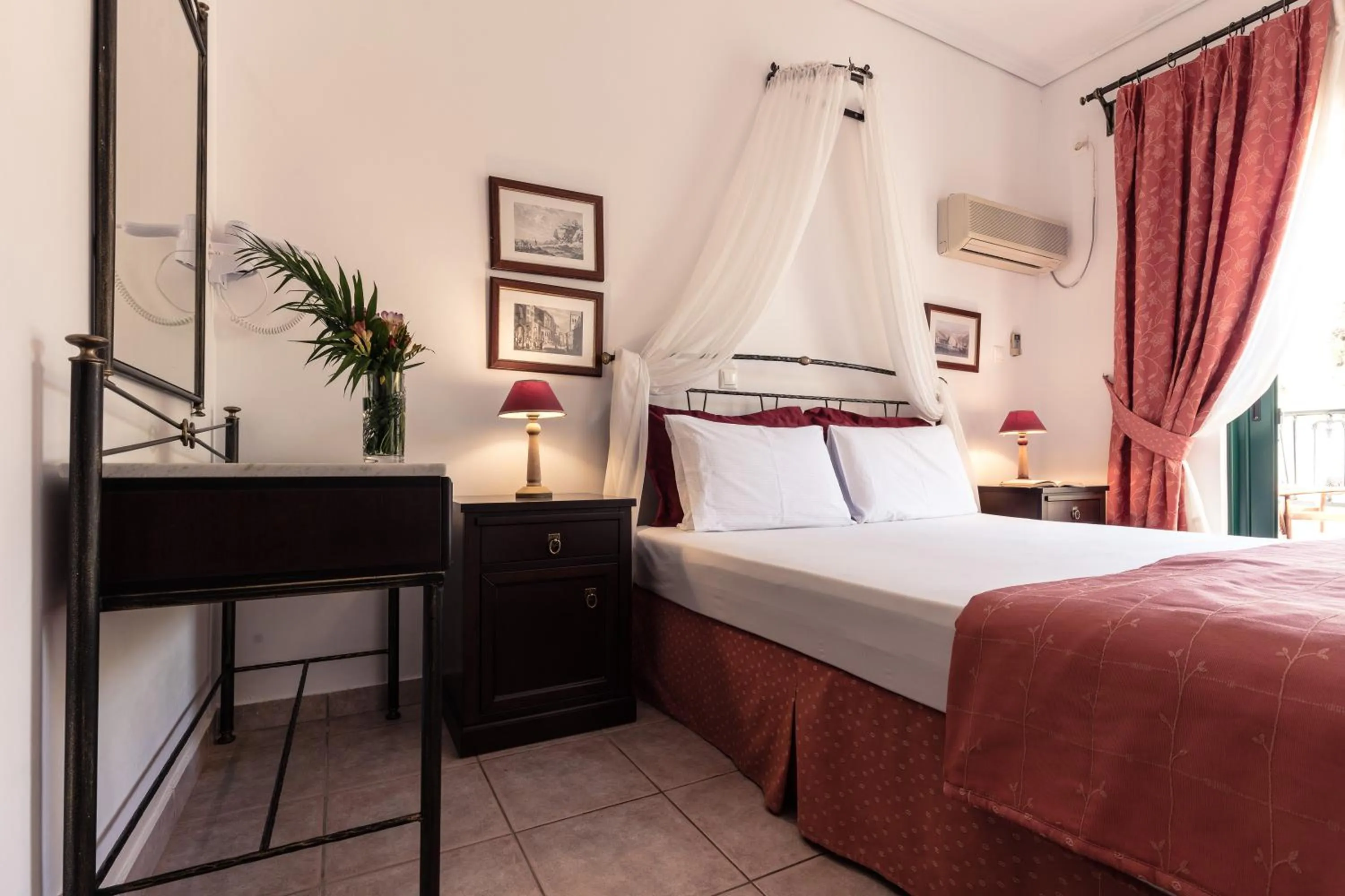 Bed in Dionysos Hotel