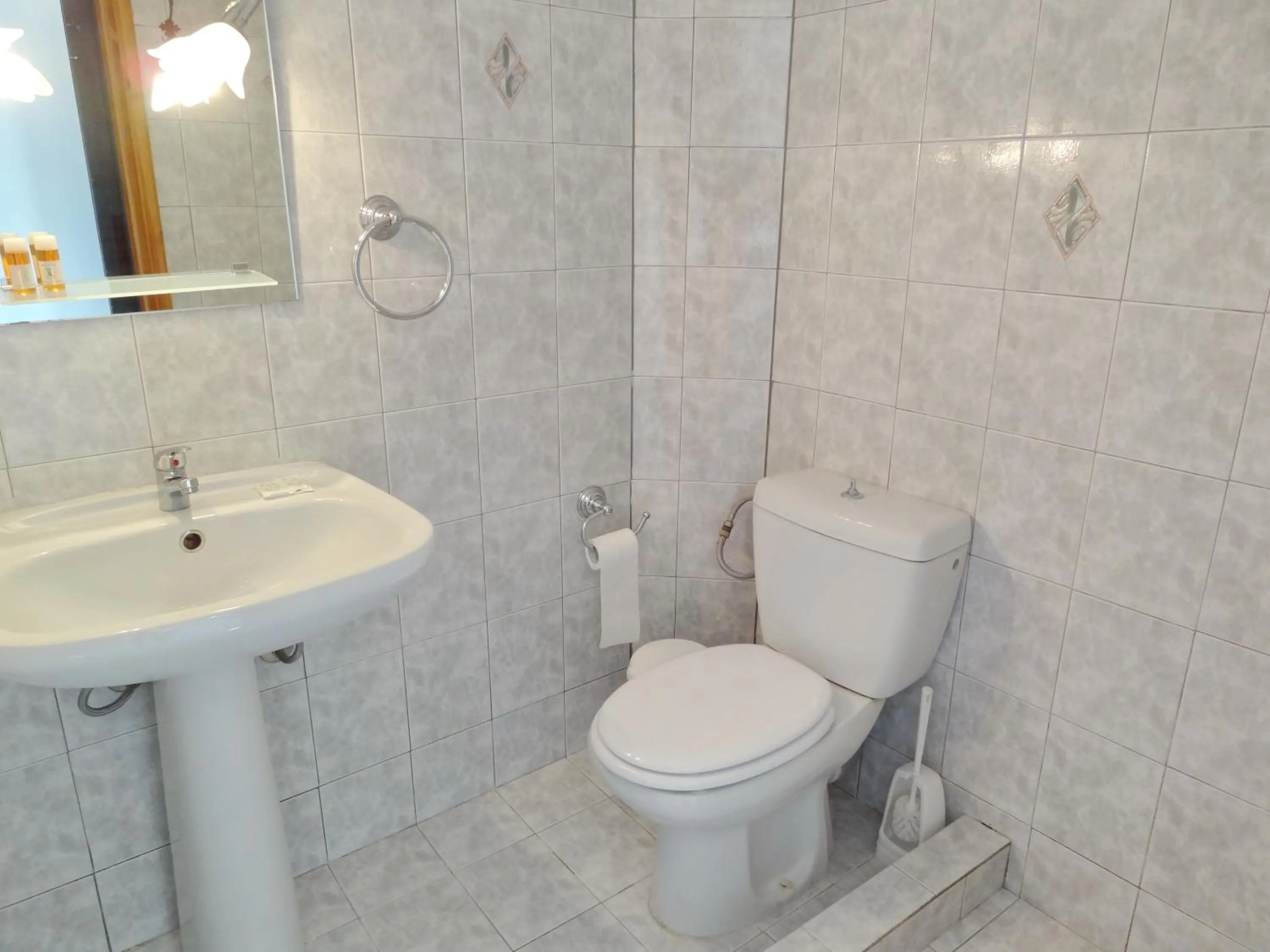 Shower in Dionysos Hotel