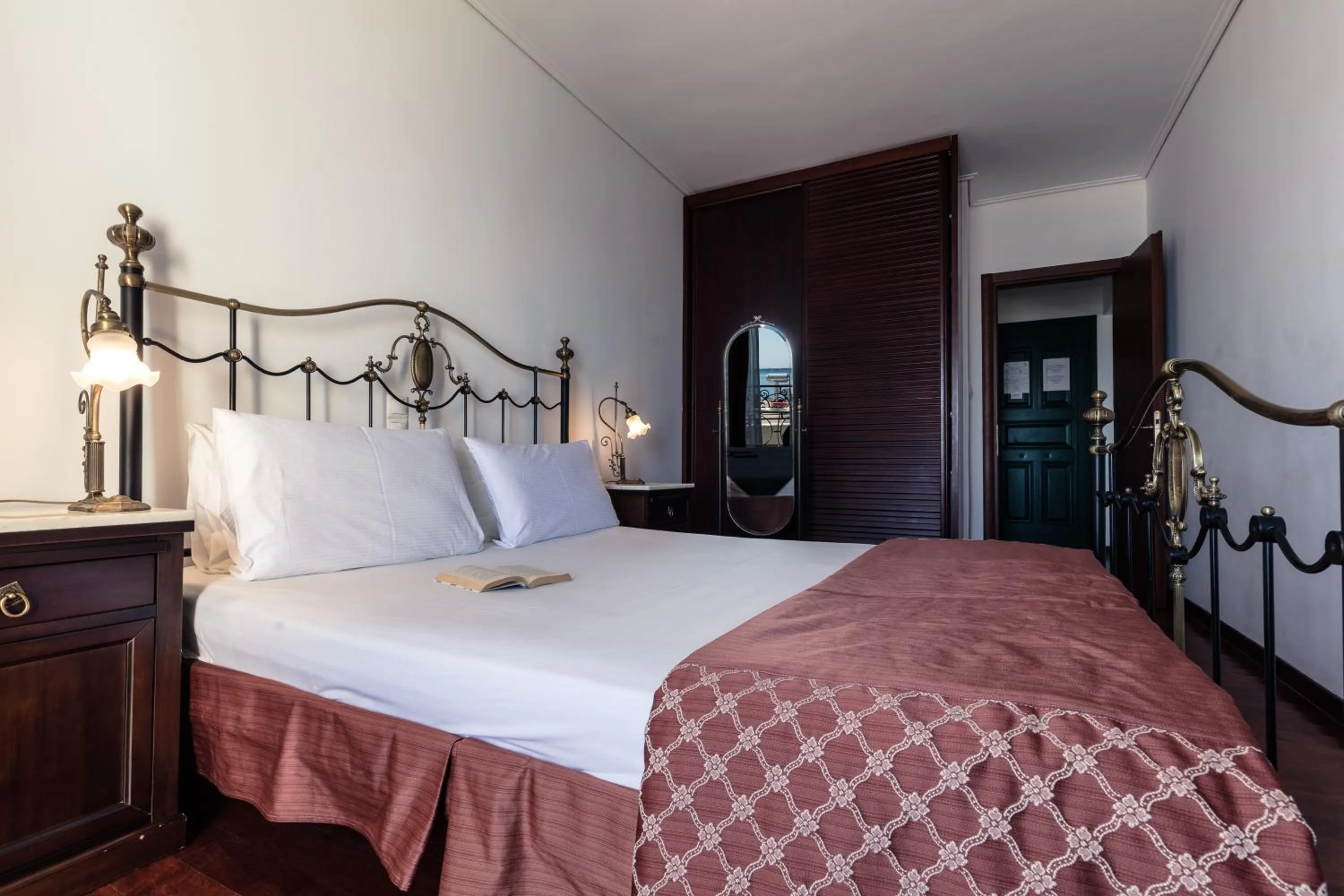 Bed in Dionysos Hotel