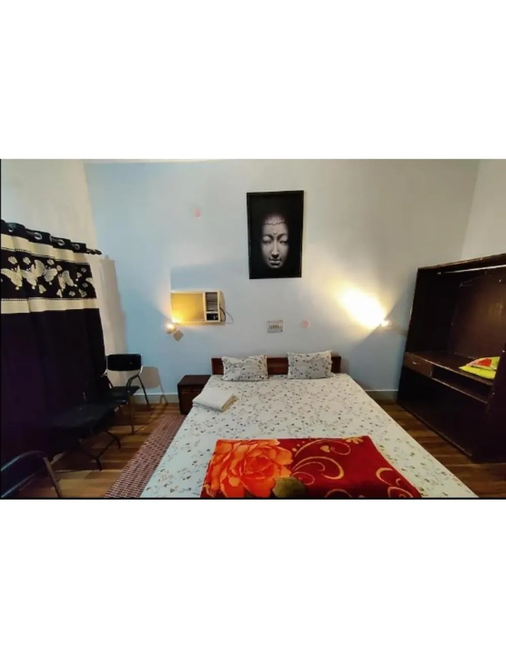 TV and multimedia, Bed in Tigers Villa, Tala Bandhavgarh